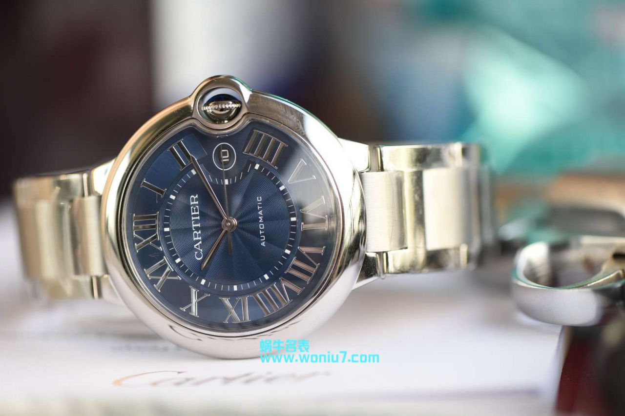  Video analysis  Cartier  蓝气球系列WSBB0025 wrist watches 男款42MM钢带款【HBBV6 Perfect  Replica Copy ～蓝气球42mm新款蓝面】 / K169MM