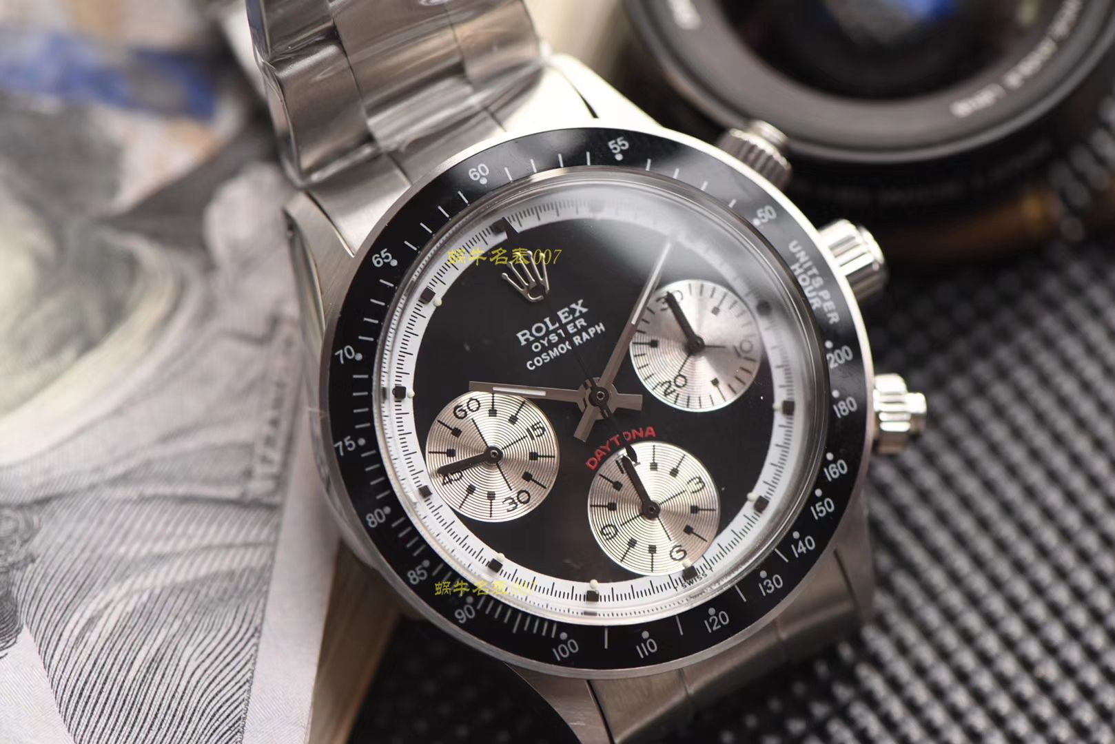  Rolex 经典传奇～保罗.纽曼复古 Ditongna ‼️Rolex Paul Newman Daytona那种独特怀旧的设计感必是劳迷心头所爱 / R298