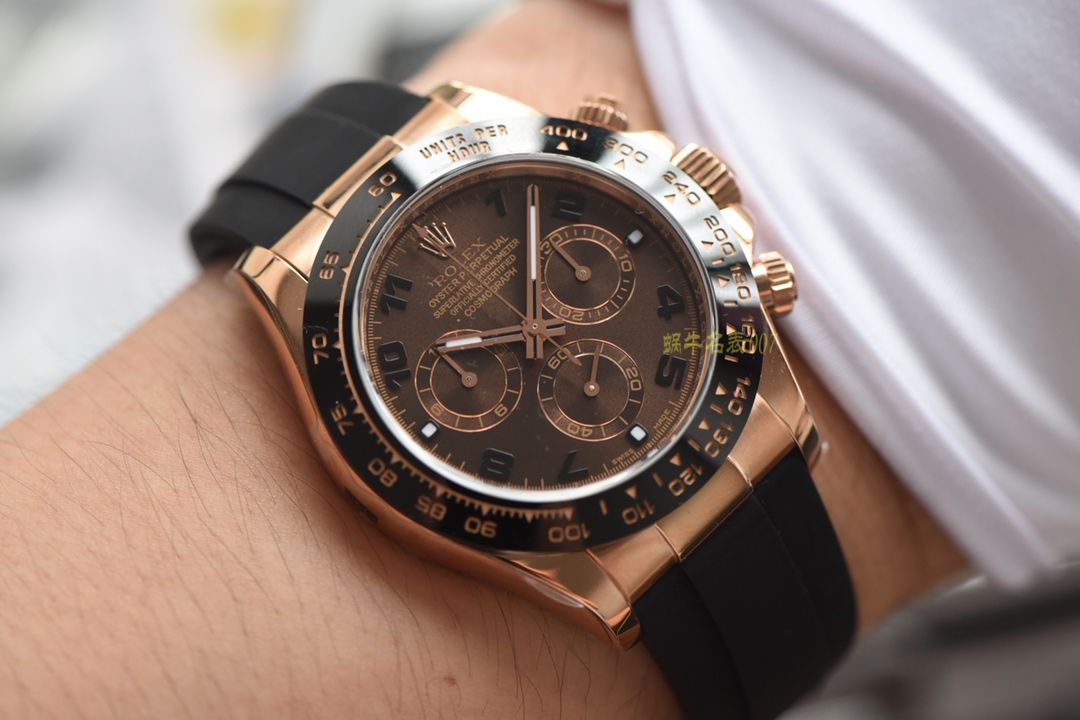 【AR Perfect  High quality  Replica Watches 】 Rolex ROLEX Cosmograph Daytona  Ditongna 系列116515LN-L(FC) 咖啡色 wrist watches  / R200