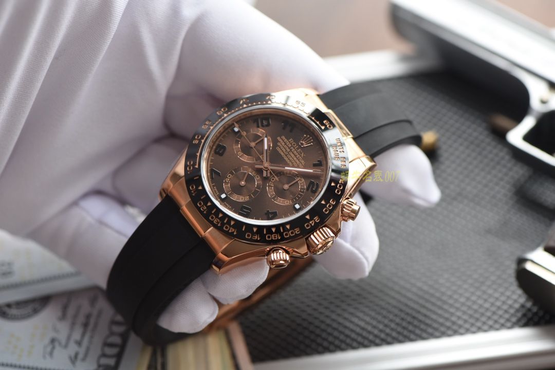 【AR Perfect  High quality  Replica Watches 】 Rolex ROLEX Cosmograph Daytona  Ditongna 系列116515LN-L(FC) 咖啡色 wrist watches  / R200