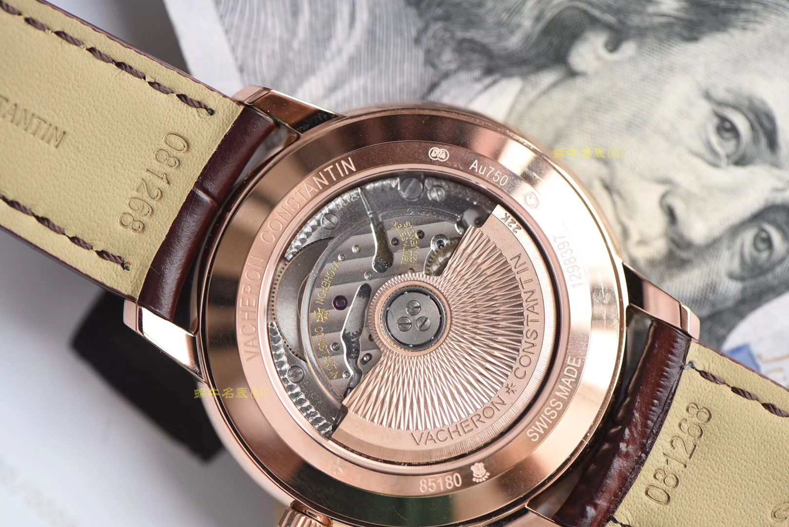Vacheron Constantin  传承系列85180/000R-9166 wrist watches 【台湾 Factory  Perfect  Copy  Watches 】 / JS196