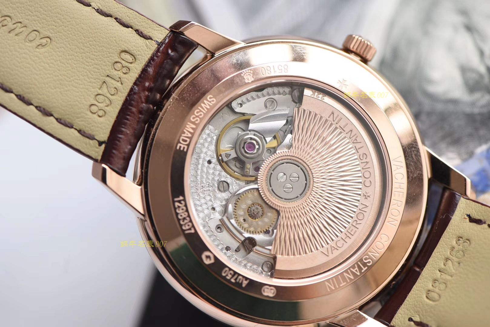 Vacheron Constantin  传承系列85180/000R-9166 wrist watches 【台湾 Factory  Perfect  Copy  Watches 】 / JS196