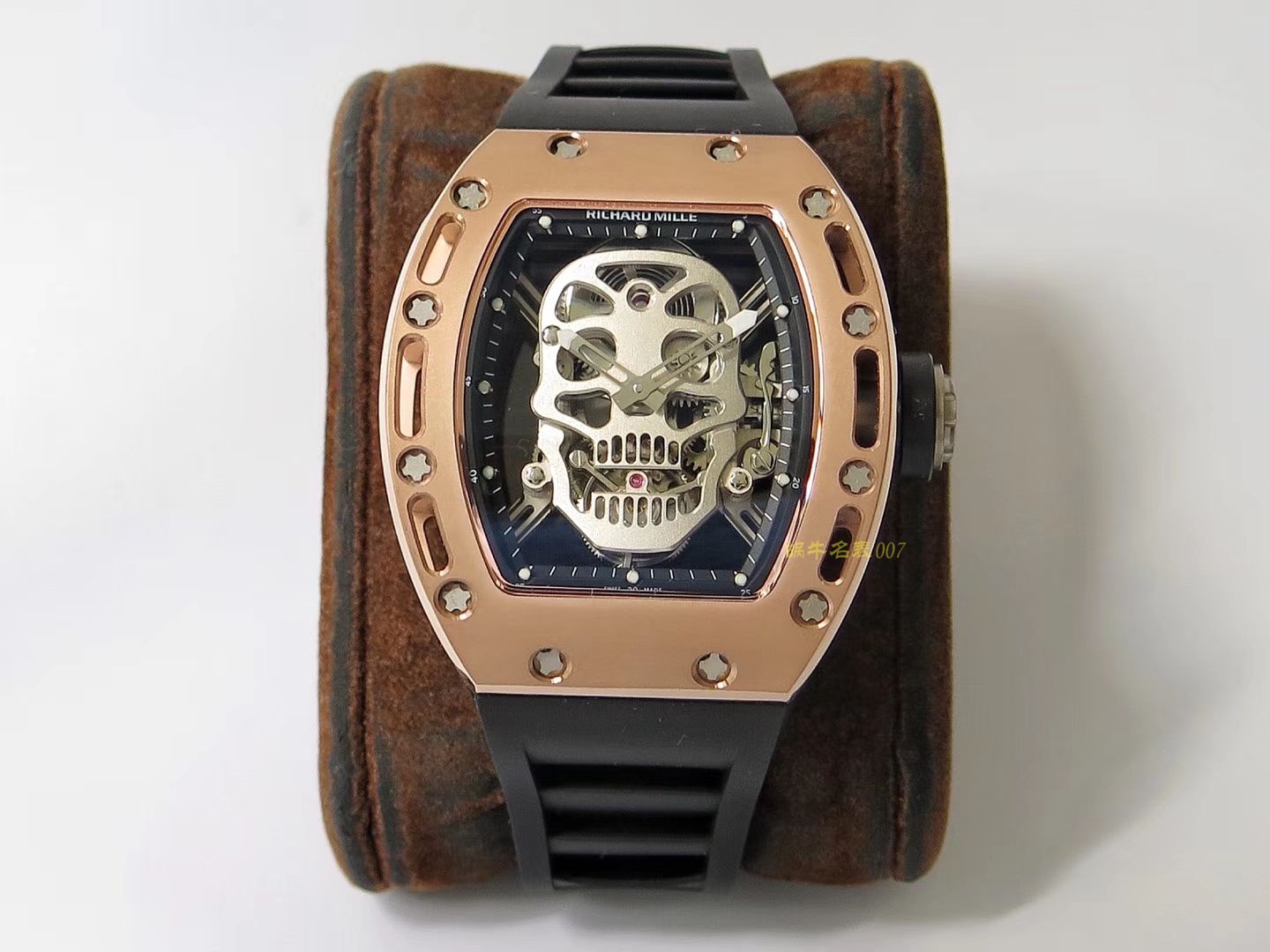 RICHARD MILLE  Richard Miller 男士系列RM 52-01 wrist watches 【 top  Replica Copy  RICHARD MILLE 骷髅头 Tourbillon 】 / RM052FD