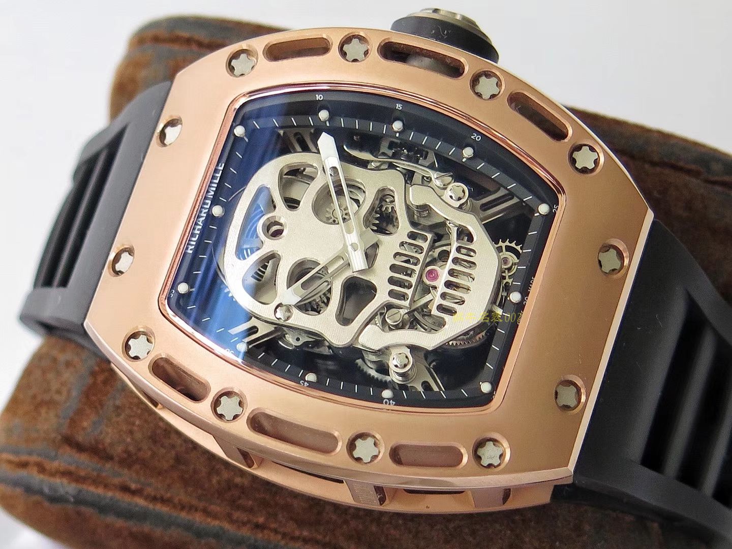 RICHARD MILLE  Richard Miller 男士系列RM 52-01 wrist watches 【 top  Replica Copy  RICHARD MILLE 骷髅头 Tourbillon 】 / RM052FD