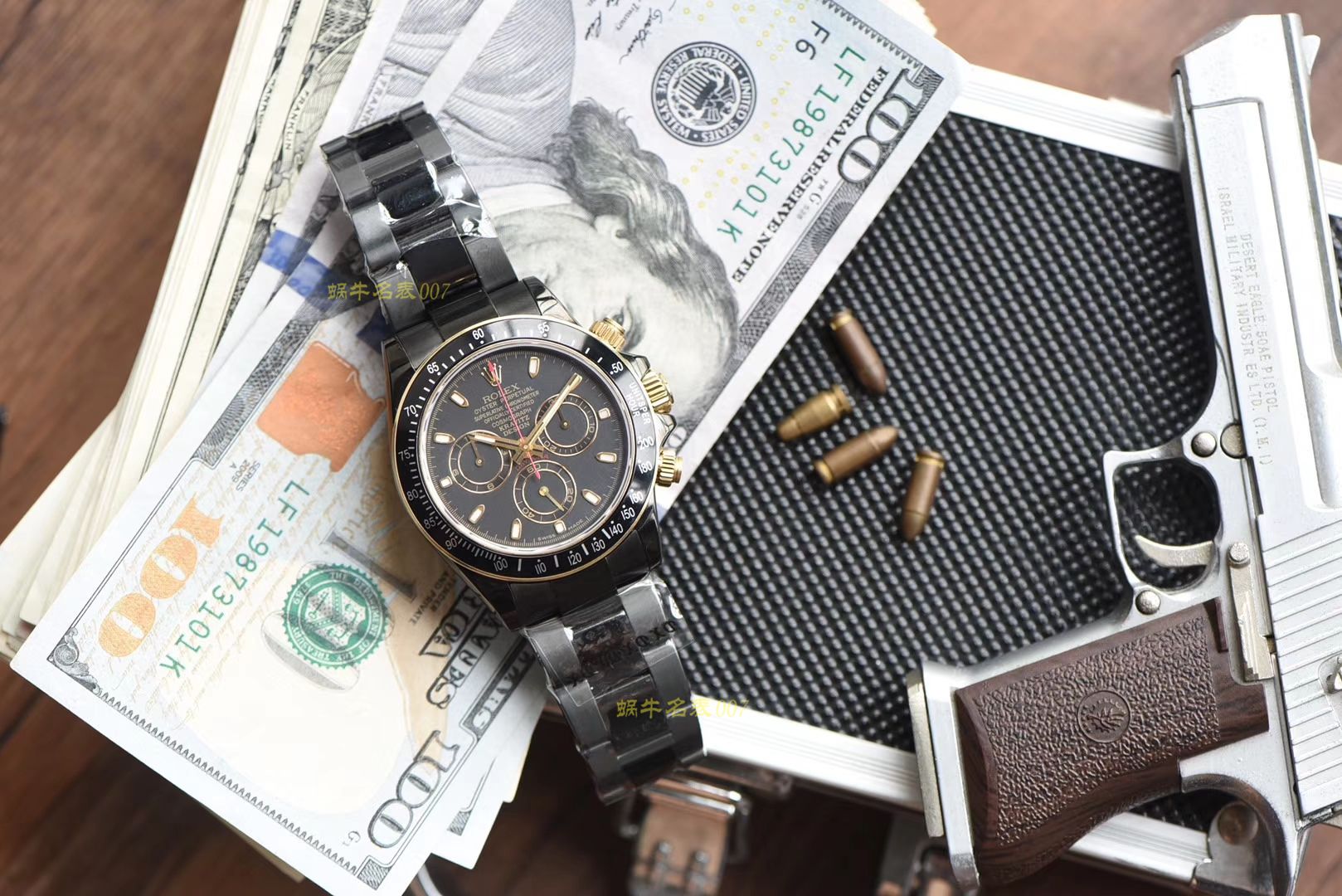  Rolex  Ditongna 全黑限量版 彩色按键，透底设计‼️极其特别 / R302