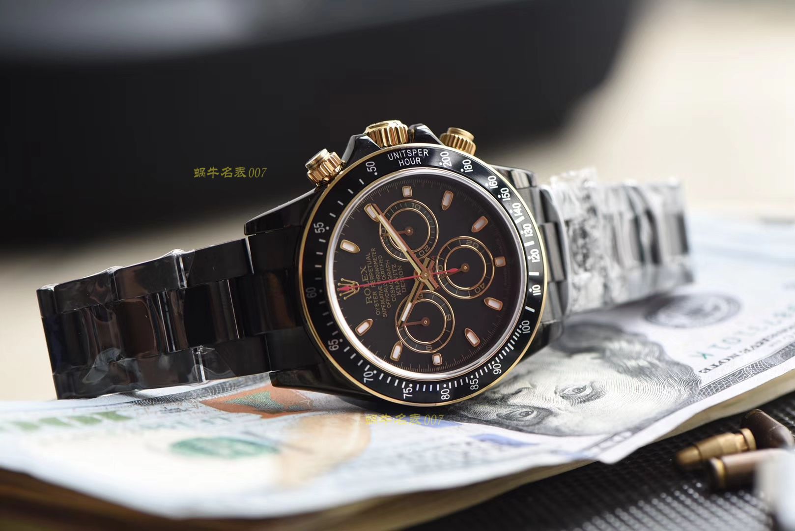  Rolex  Ditongna 全黑限量版 彩色按键，透底设计‼️极其特别 / R302