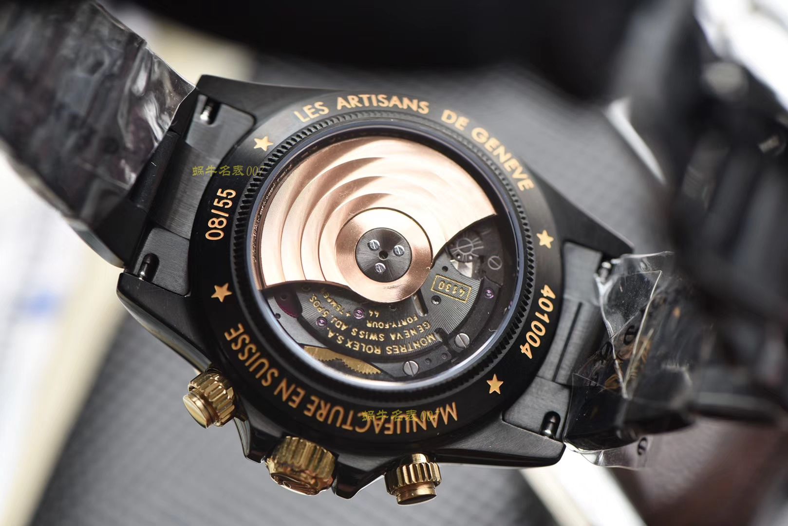 Rolex  Ditongna 全黑限量版 彩色按键，透底设计‼️极其特别 / R302