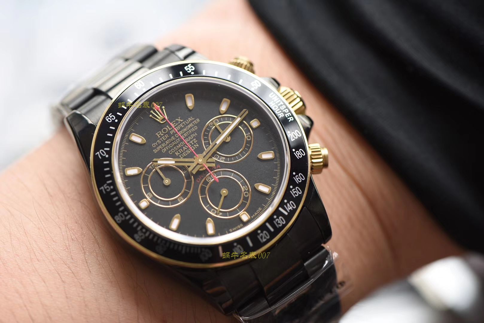  Rolex  Ditongna 全黑限量版 彩色按键，透底设计‼️极其特别 / R302