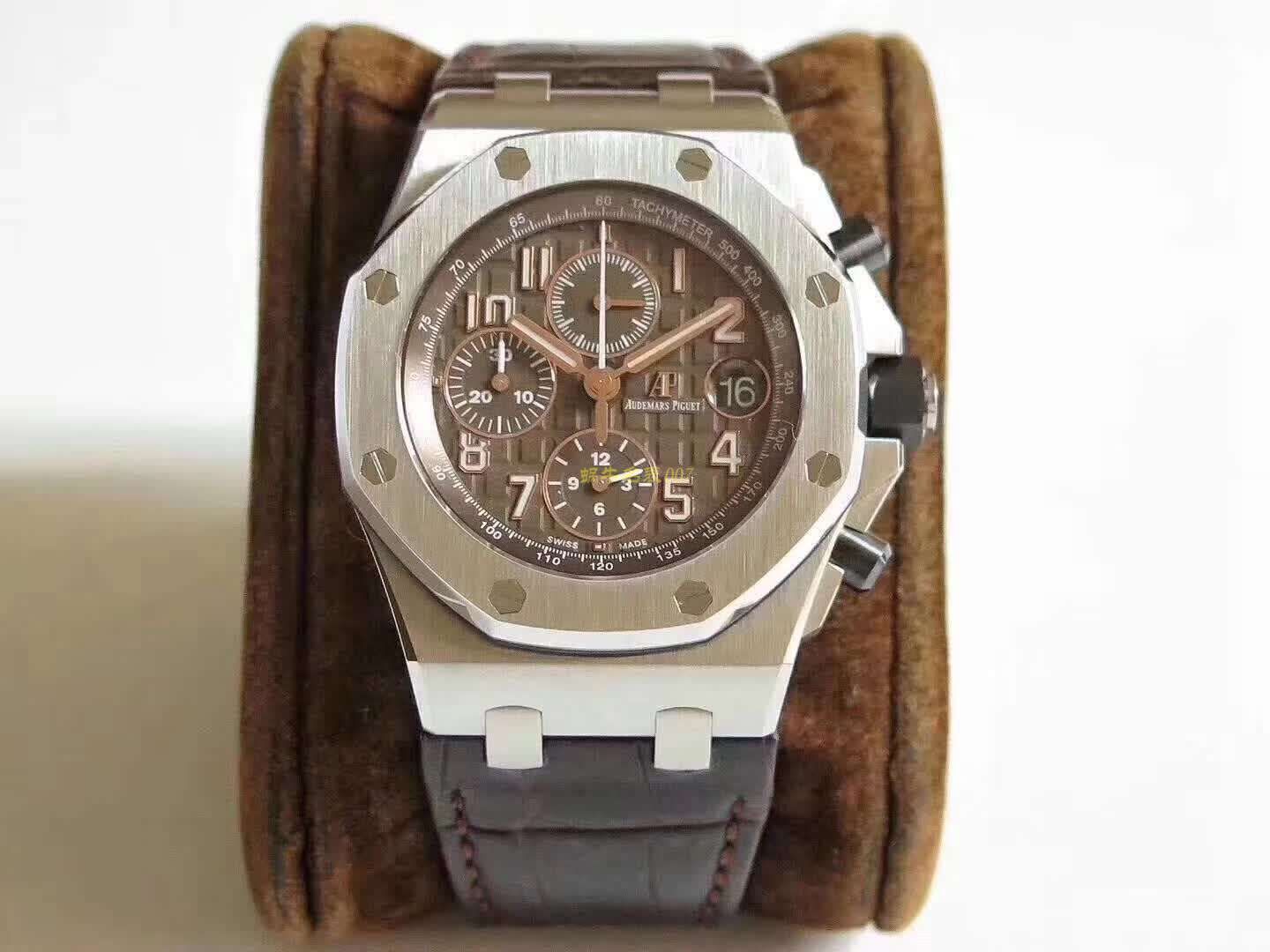 Audemars Piguet  Royal Oak Offshore 系列26470ST.OO.A820CR.01 wrist watches 【JF Perfect  Replica Watches 】A P26470＂哈瓦那＂42毫米计时码表系列 / AP159