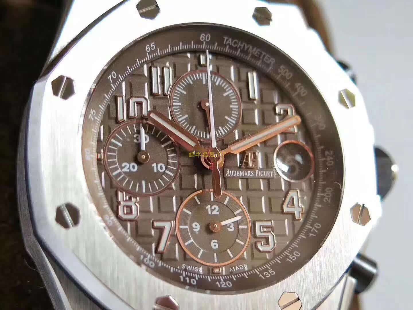 Audemars Piguet  Royal Oak Offshore 系列26470ST.OO.A820CR.01 wrist watches 【JF Perfect  Replica Watches 】A P26470＂哈瓦那＂42毫米计时码表系列 / AP159
