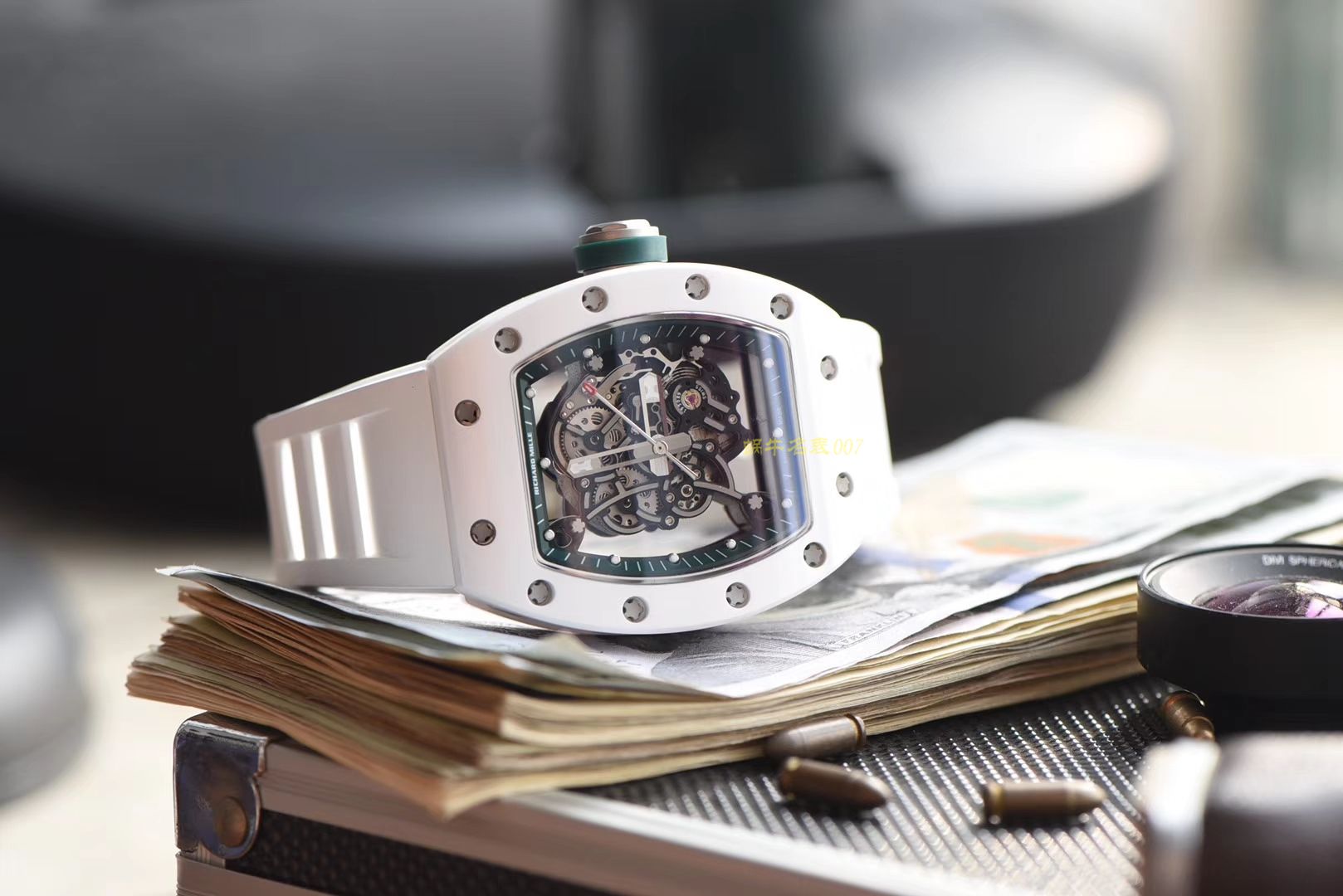 【 Video analysis 】RICHARD MILLE Richard Miller 男士系列RM 055 wrist watches 【KV Perfect  High quality  Replica Watches 】 / RM055HJ