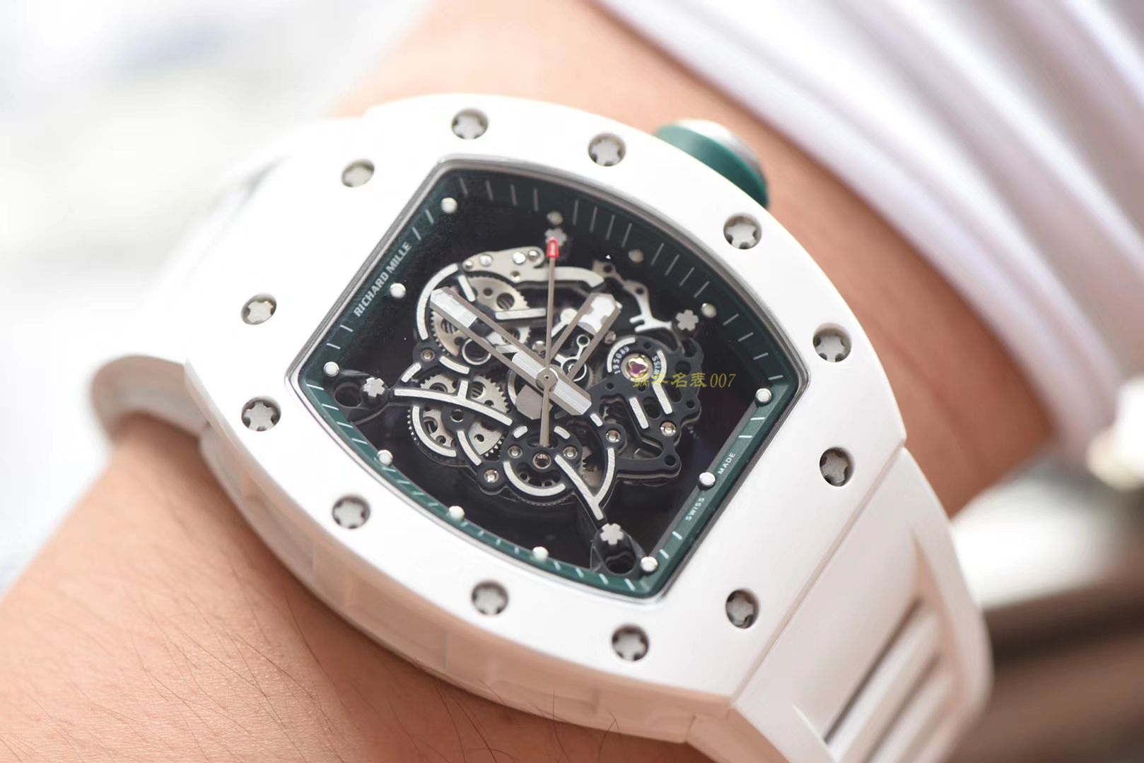 【 Video analysis 】RICHARD MILLE Richard Miller 男士系列RM 055 wrist watches 【KV Perfect  High quality  Replica Watches 】 / RM055HJ