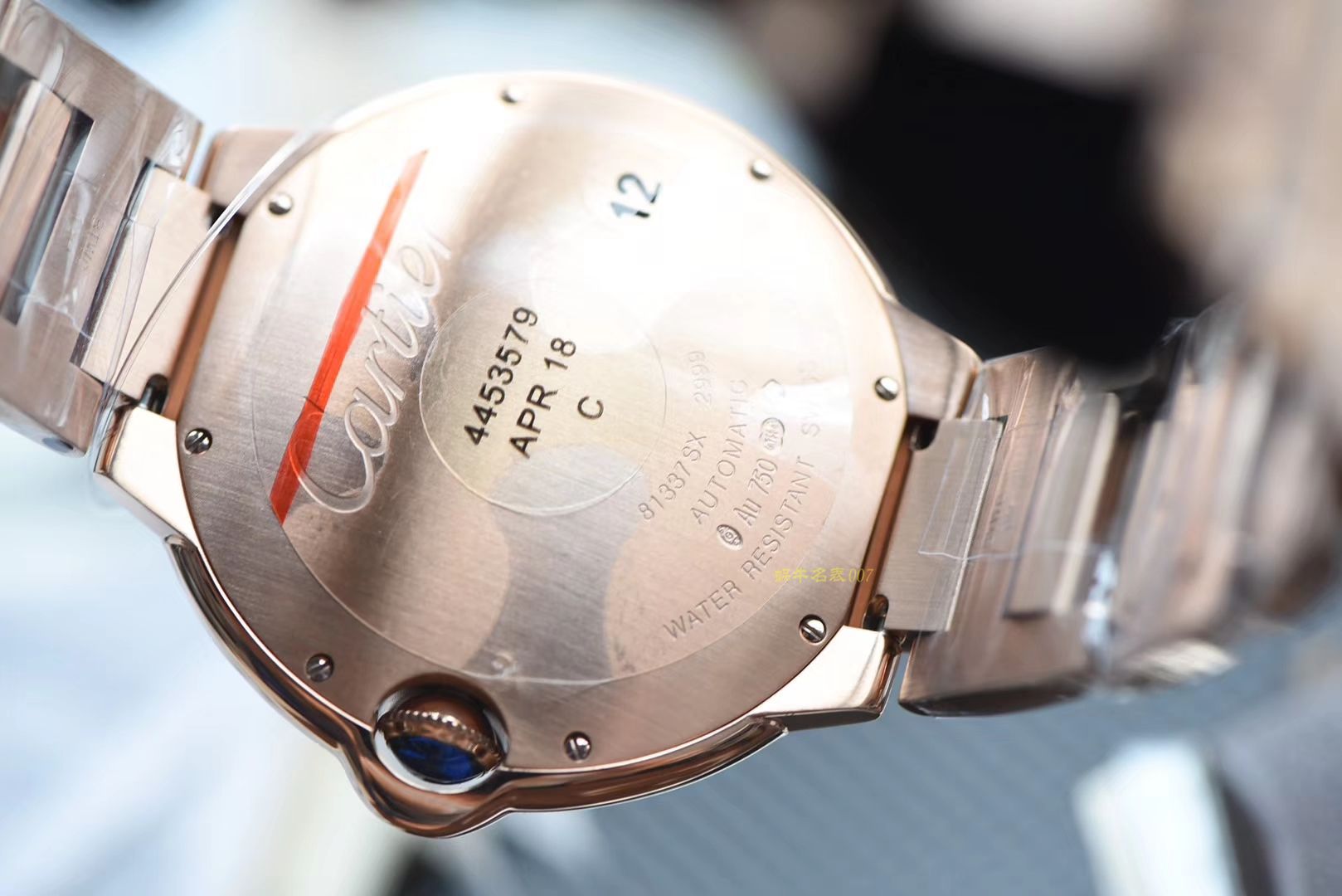  Cartier  Cartier  蓝气球系列W69006Z2 wrist watches 【 Perfect  High quality  Replica Watches 】V6 Factory  top 蓝气球全玫瑰金款 / K210