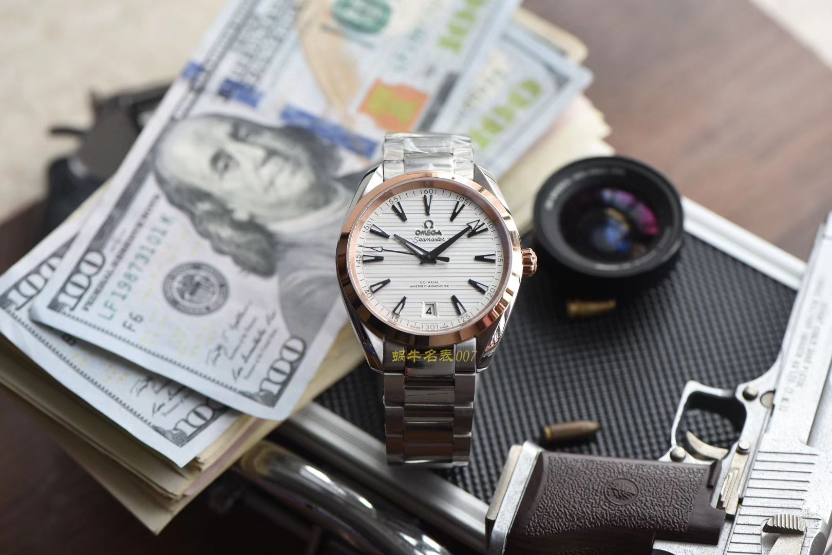 OMEGA Seamaster 系列220.22.41.21.02.001 wrist watches 【XF新品❗ Seamaster 150M柚木纹面 Perfect  High quality  Copy 】 / M366