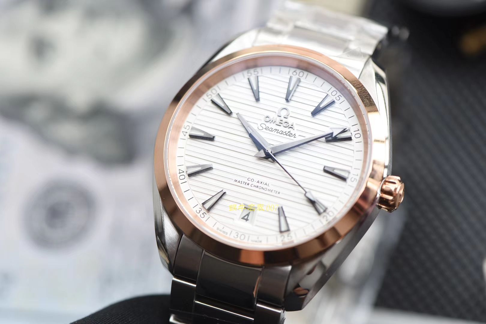 OMEGA Seamaster 系列220.22.41.21.02.001 wrist watches 【XF新品❗ Seamaster 150M柚木纹面 Perfect  High quality  Copy 】 / M366