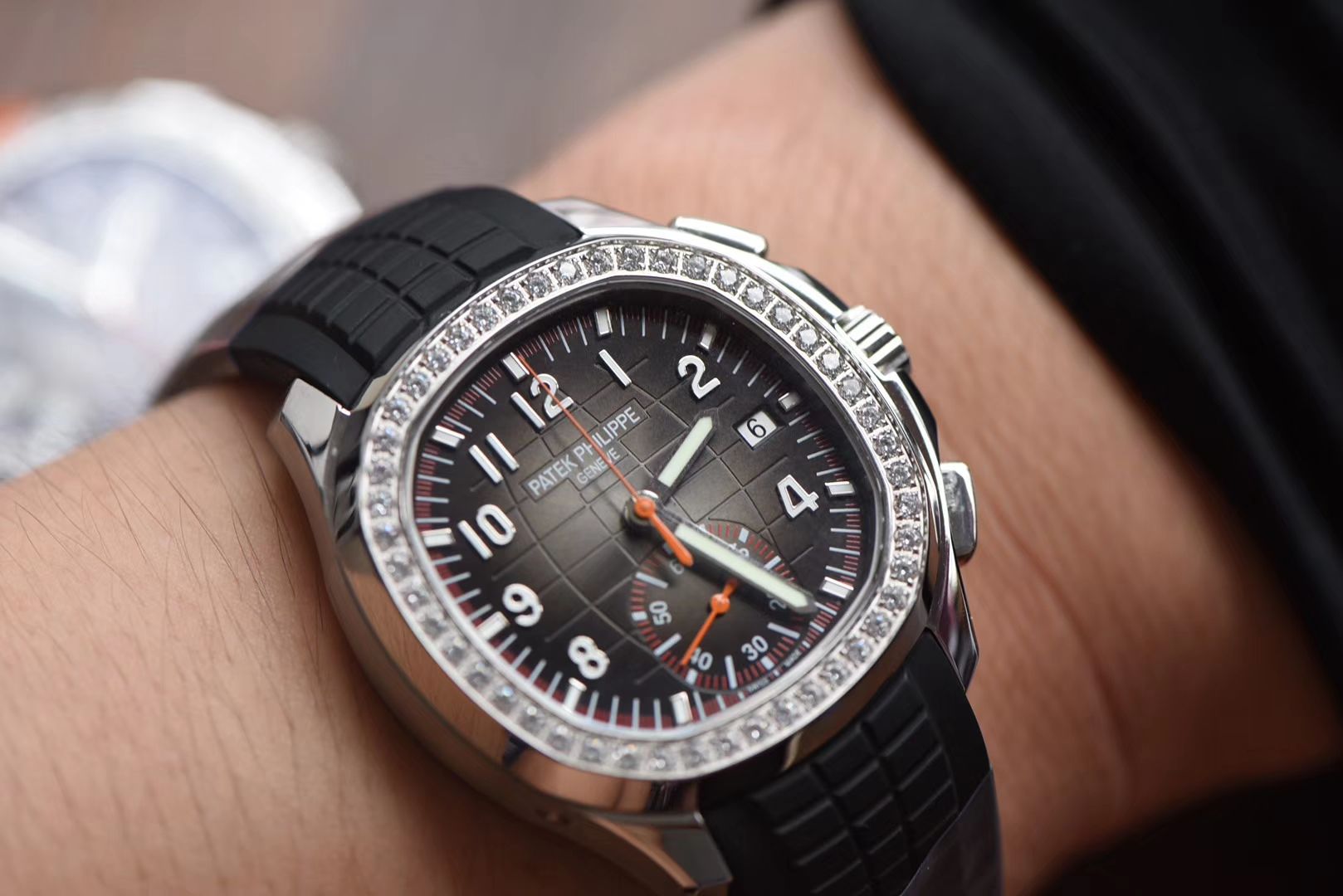  PATEK PHILIPPE AQUANAUT系列5968A-001计时 wrist watches 【YL Perfect  High quality  Knockoff 】 / BD238