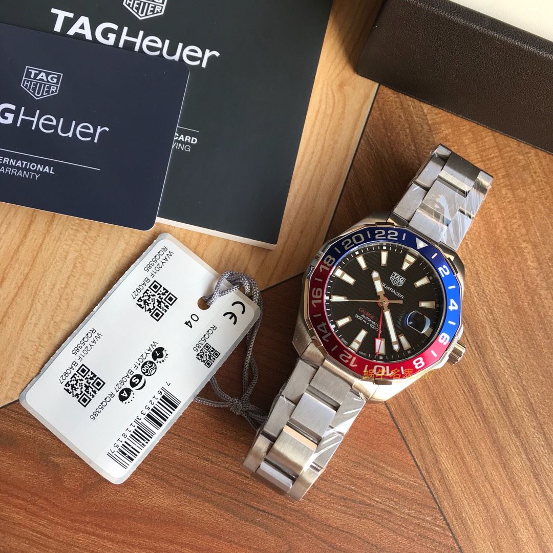 【渠道原单货】 TAG Heuer 竞潜系列WAY201F.BA0927GMT wrist watches  / TG067