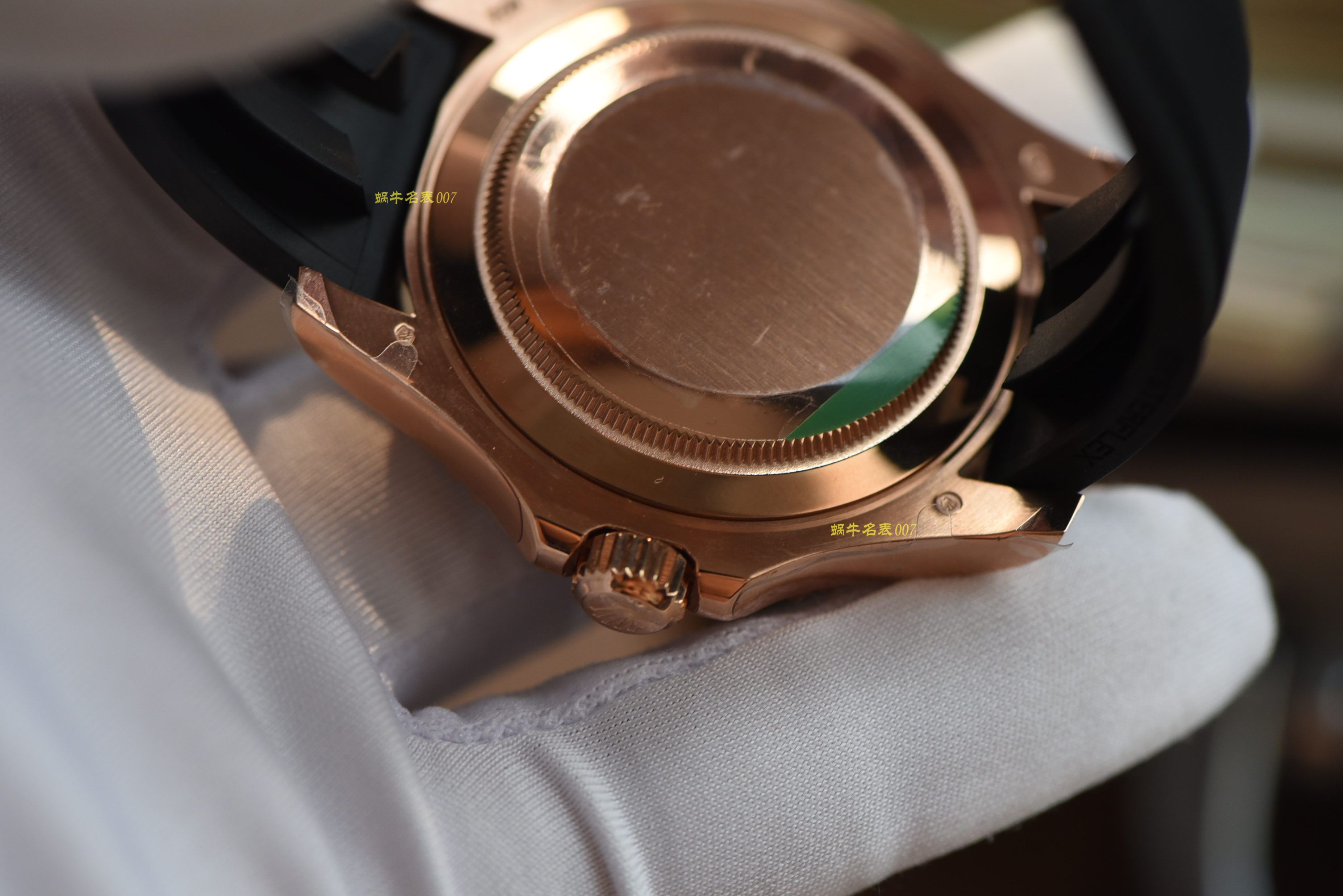 【 Video analysis 】AR Rolex  Yacht-Master 系列116655-Oysterflex bracelet wrist watches （AR Perfect  Replica  Rolex 金游艇） / R312