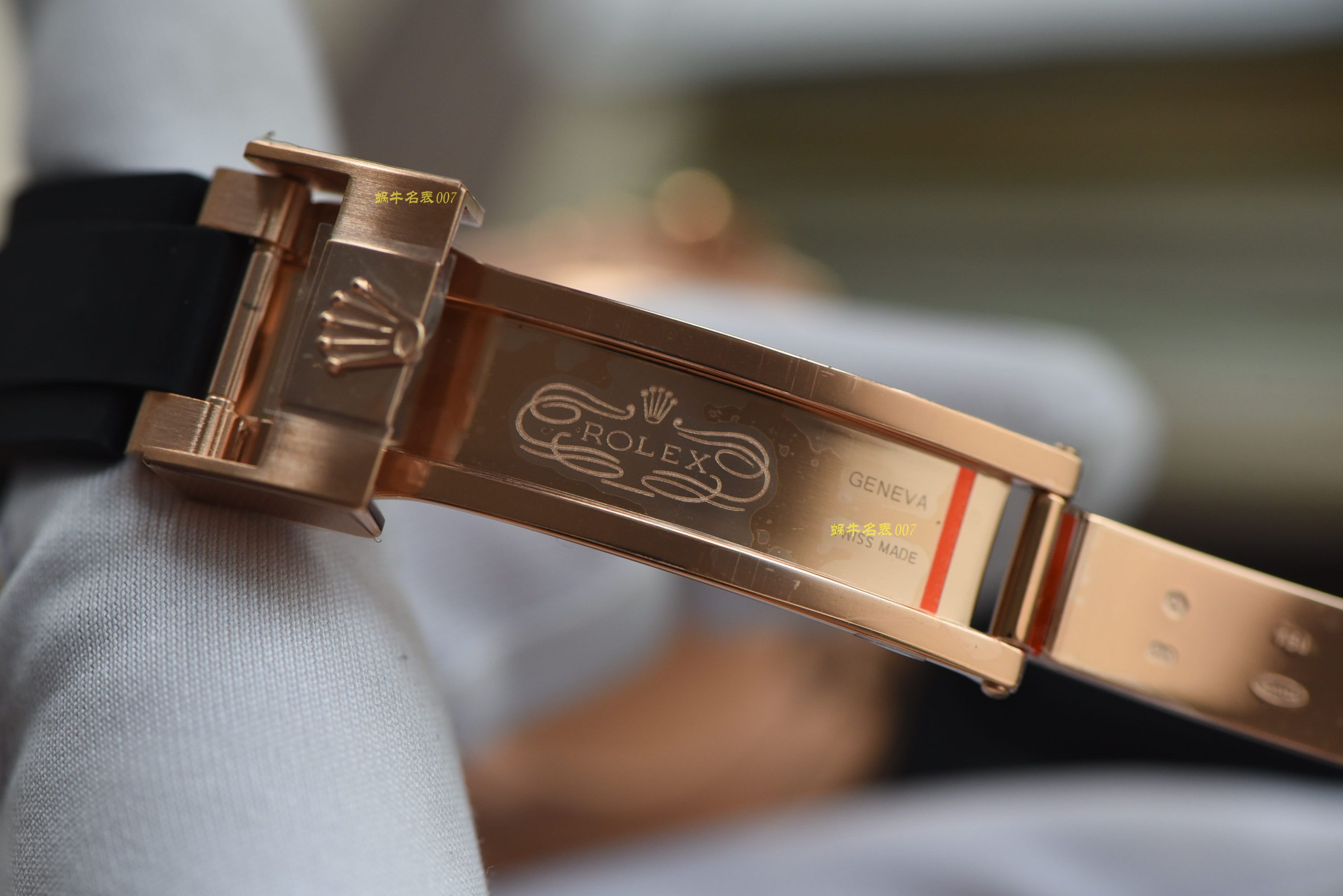 【 Video analysis 】AR Rolex  Yacht-Master 系列116655-Oysterflex bracelet wrist watches （AR Perfect  Replica  Rolex 金游艇） / R312