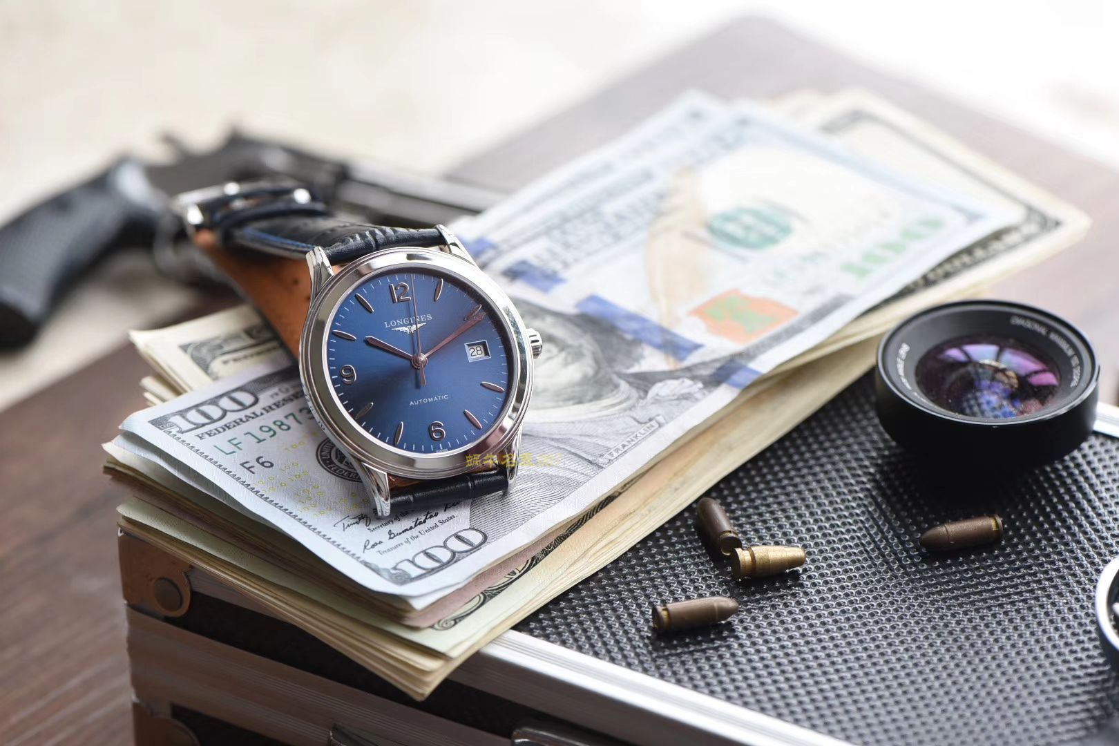  Longines 优雅军旗系列 L4.874.4.12.6，L4.874.4.96.6等男士机械 wrist watches 【 Longines 军旗系列精品❗ 超薄1：1 top  Replica 版本～】 / L109