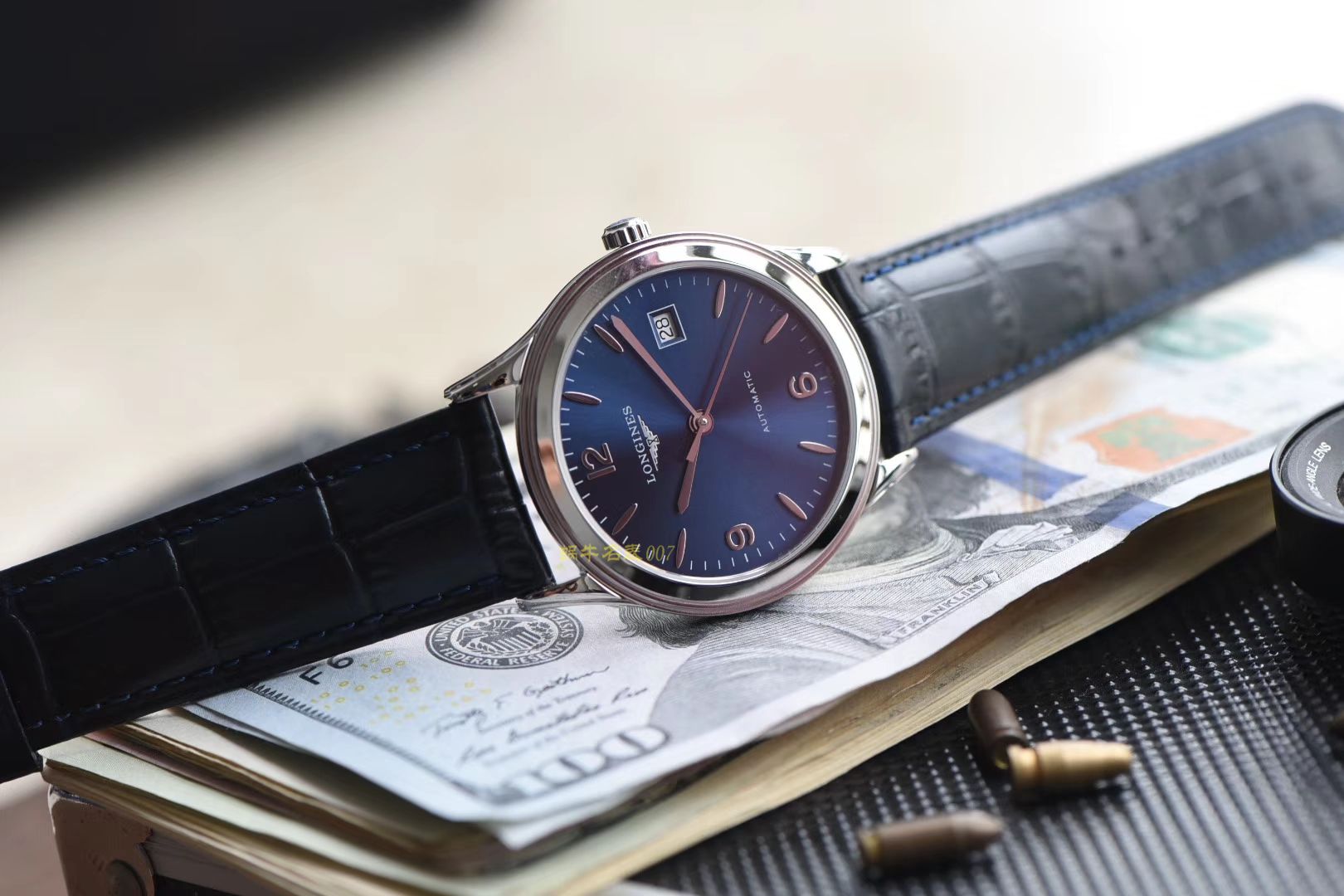  Longines 优雅军旗系列 L4.874.4.12.6，L4.874.4.96.6等男士机械 wrist watches 【 Longines 军旗系列精品❗ 超薄1：1 top  Replica 版本～】 / L109