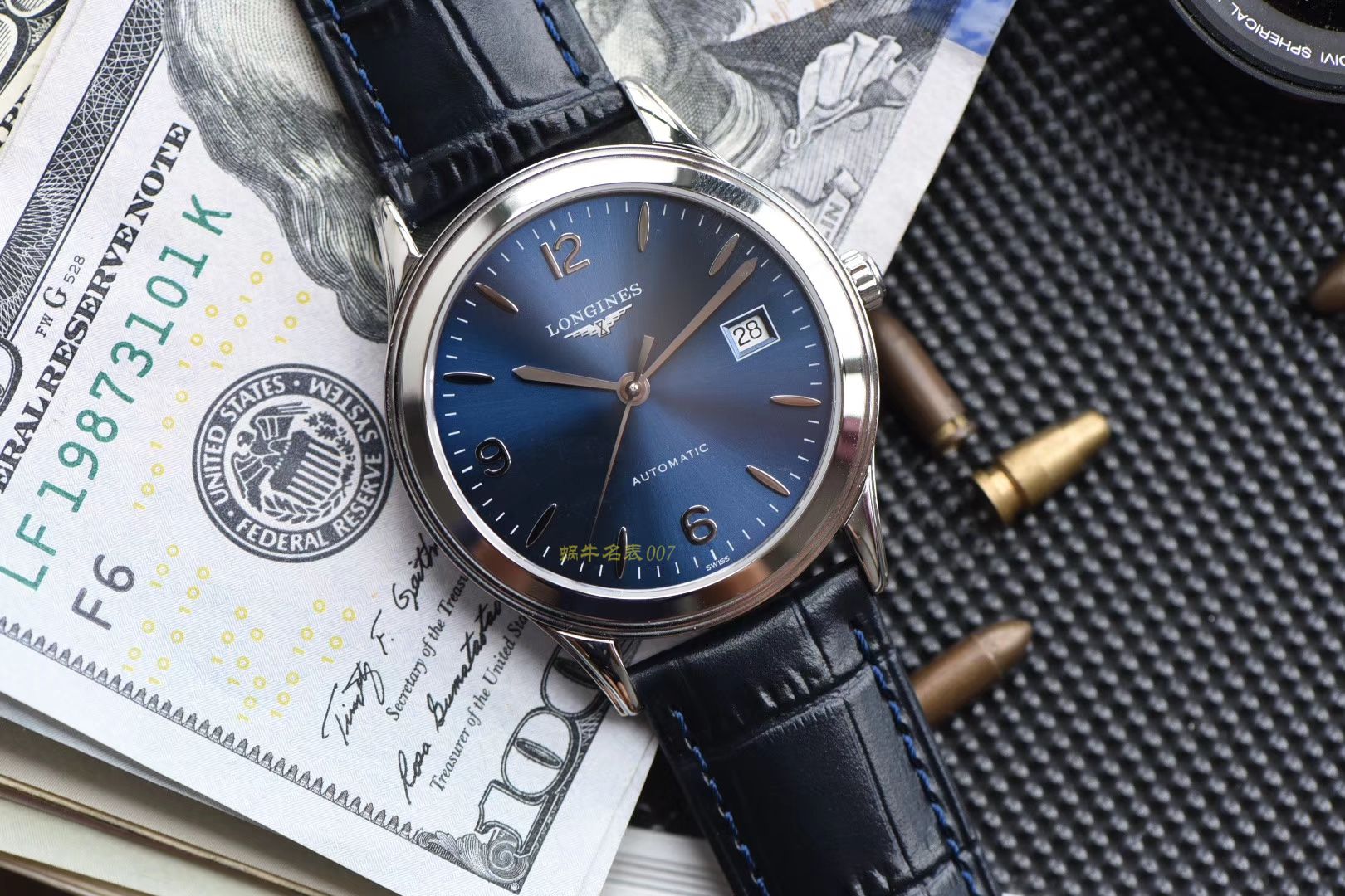  Longines 优雅军旗系列 L4.874.4.12.6，L4.874.4.96.6等男士机械 wrist watches 【 Longines 军旗系列精品❗ 超薄1：1 top  Replica 版本～】 / L109