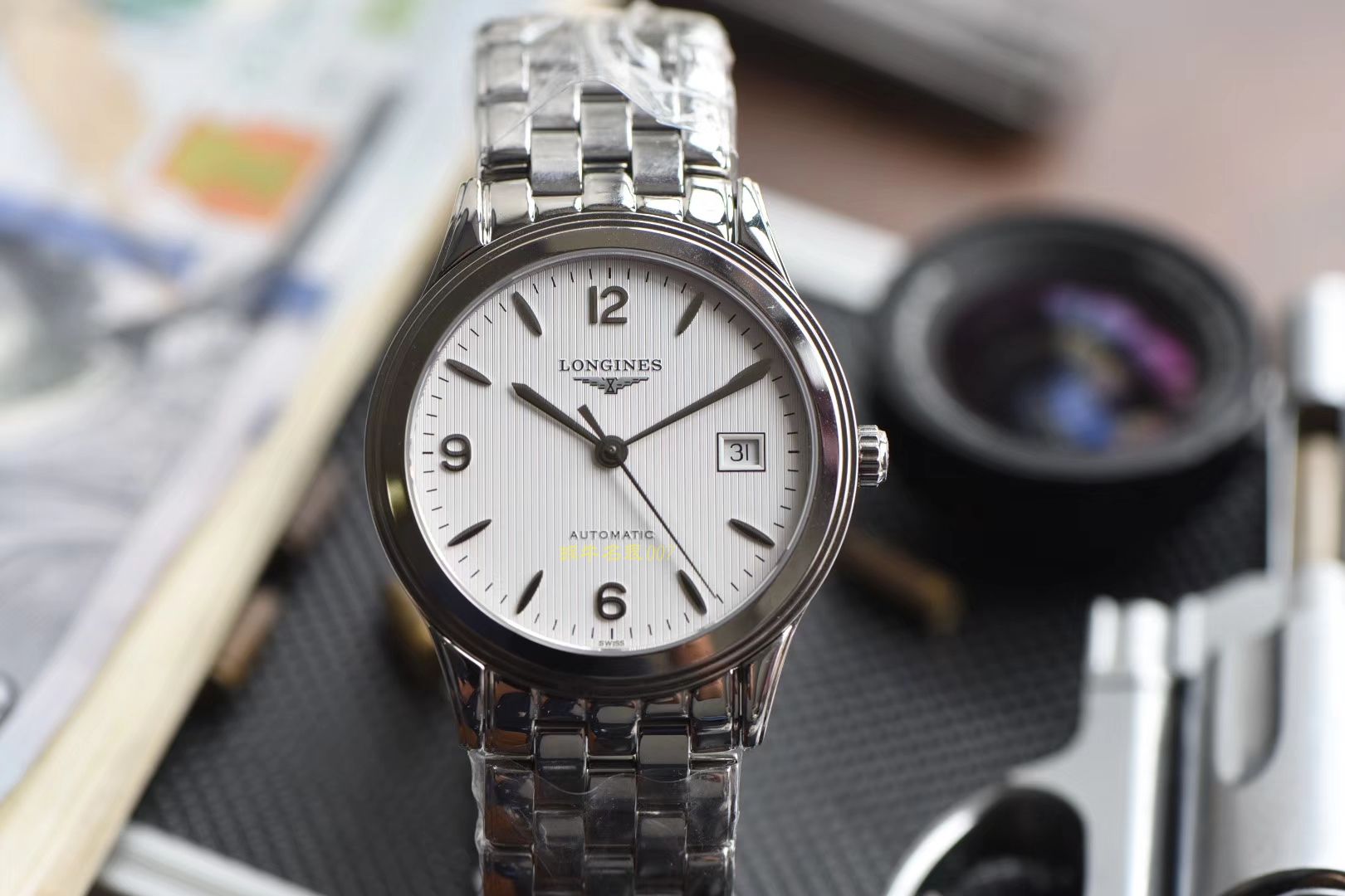  Longines 优雅军旗系列 L4.874.4.12.6，L4.874.4.96.6等男士机械 wrist watches 【 Longines 军旗系列精品❗ 超薄1：1 top  Replica 版本～】 / L109