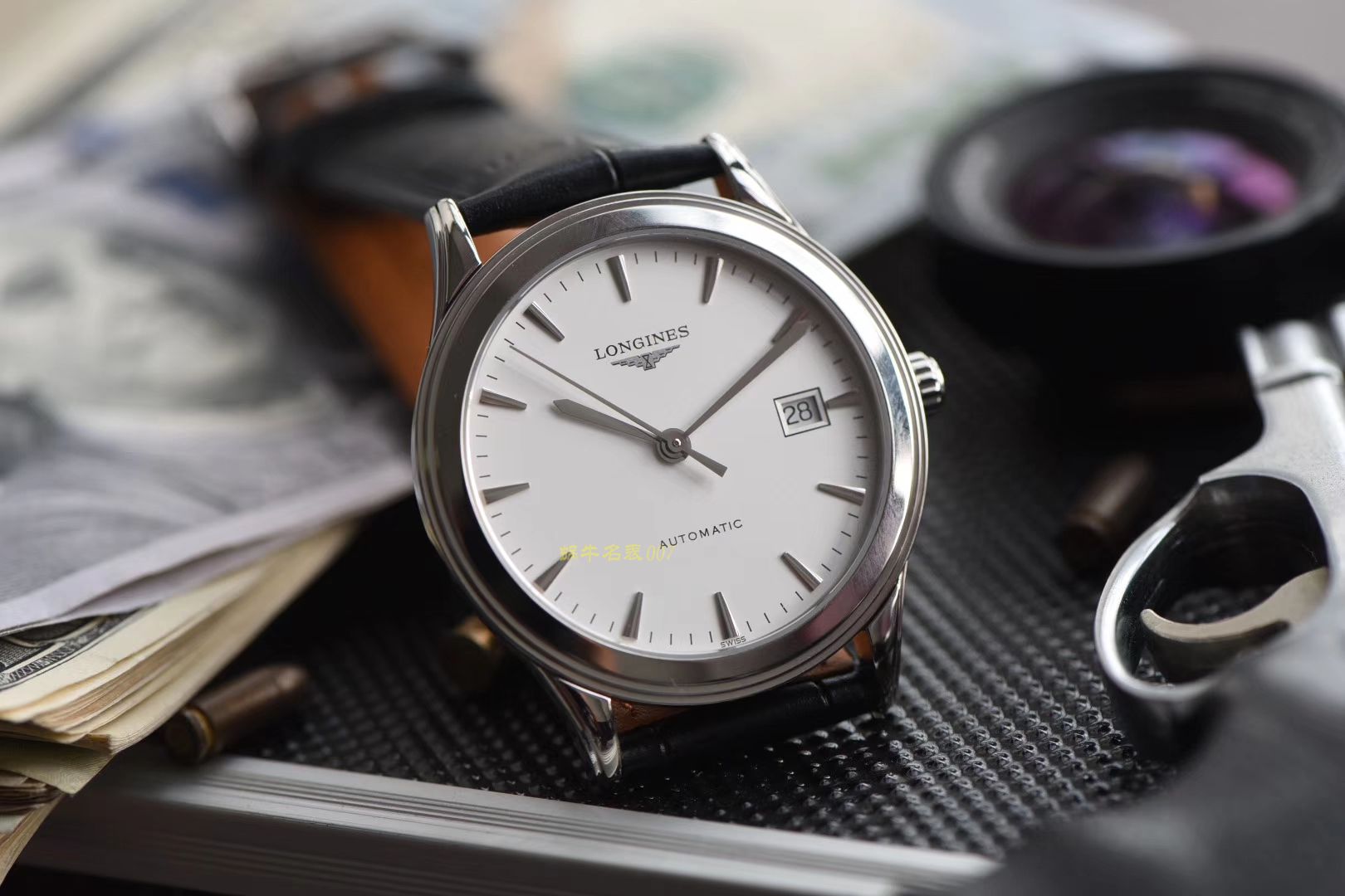  Longines 优雅军旗系列 L4.874.4.12.6，L4.874.4.96.6等男士机械 wrist watches 【 Longines 军旗系列精品❗ 超薄1：1 top  Replica 版本～】 / L109