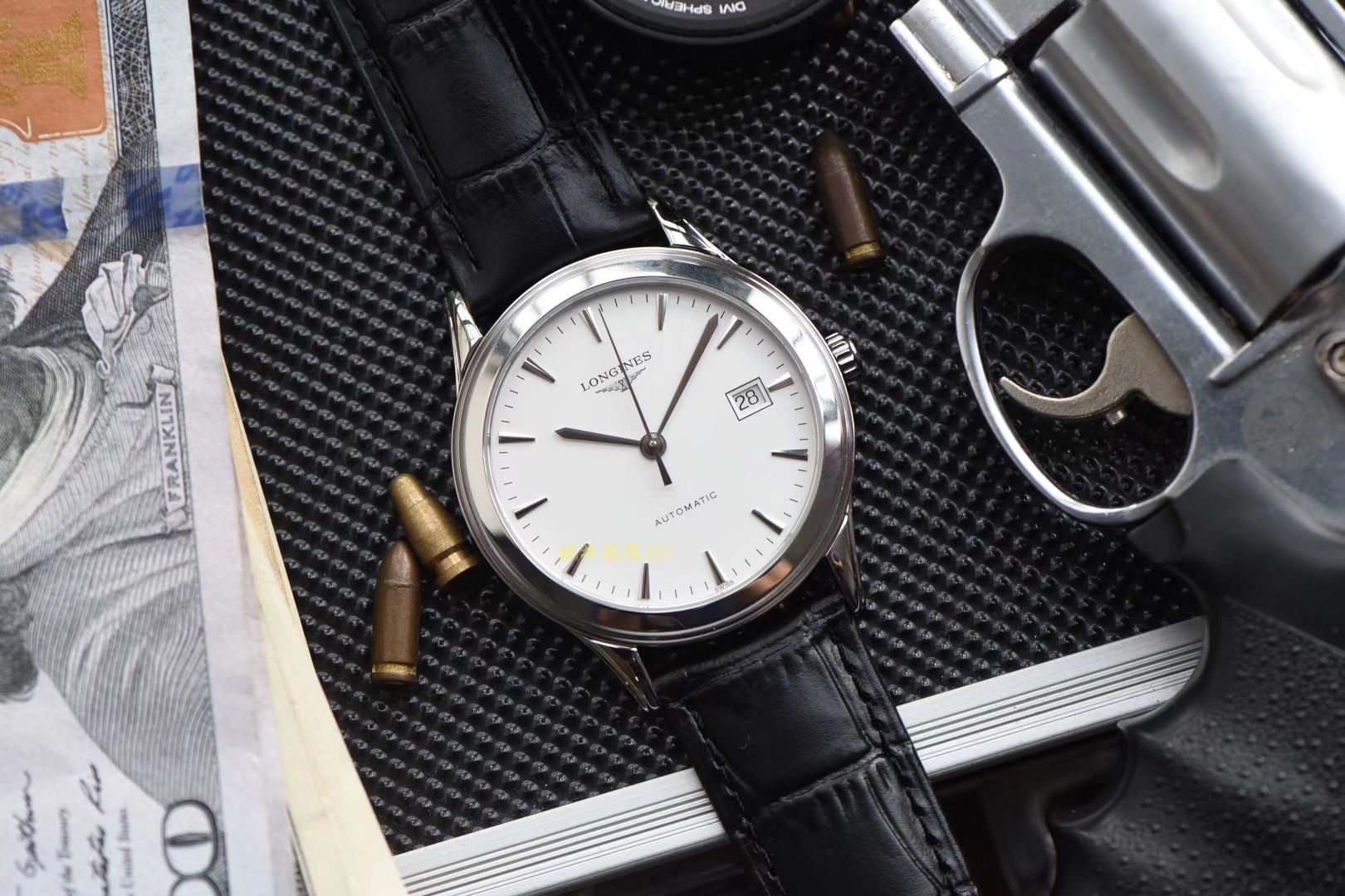 Longines 优雅军旗系列 L4.874.4.12.6，L4.874.4.96.6等男士机械 wrist watches 【 Longines 军旗系列精品❗ 超薄1：1 top  Replica 版本～】 / L109