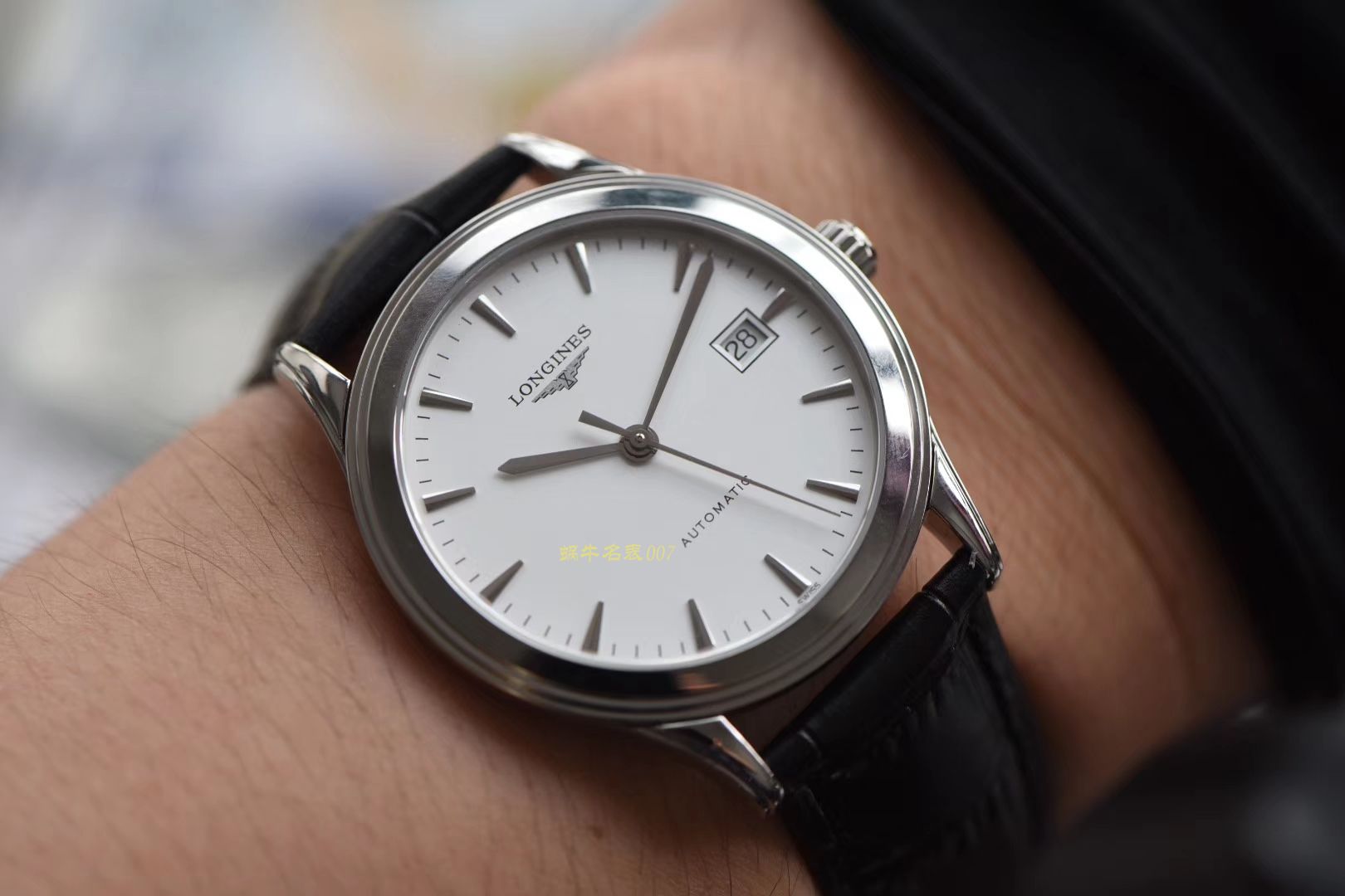  Longines 优雅军旗系列 L4.874.4.12.6，L4.874.4.96.6等男士机械 wrist watches 【 Longines 军旗系列精品❗ 超薄1：1 top  Replica 版本～】 / L109