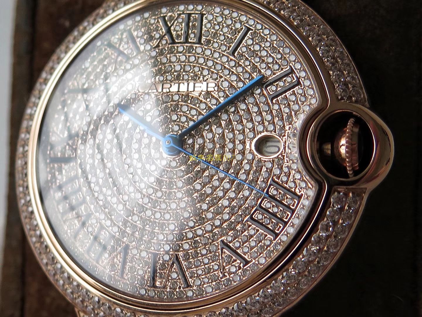 【TW Perfect  Replica 】] Cartier  神豪级满钻版42mm大气球W69006Z2（全玫瑰金版）以及WE9009Z3（全白金版） wrist watches  / K213