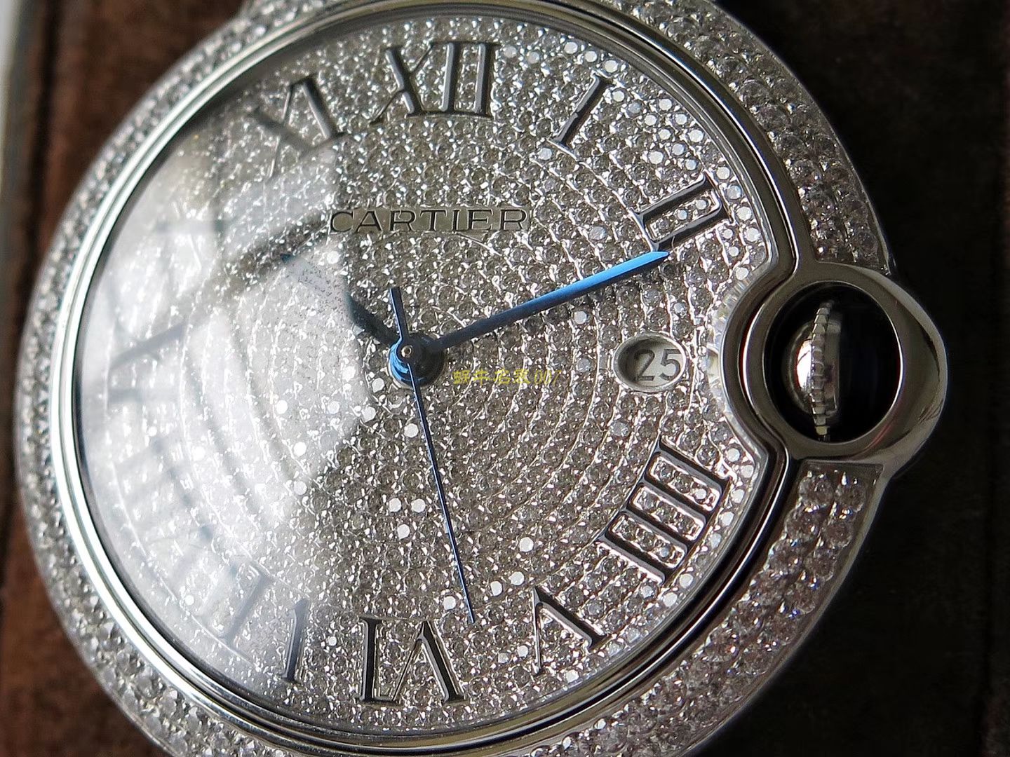 【TW Perfect  Replica 】] Cartier  神豪级满钻版42mm大气球W69006Z2（全玫瑰金版）以及WE9009Z3（全白金版） wrist watches  / K213
