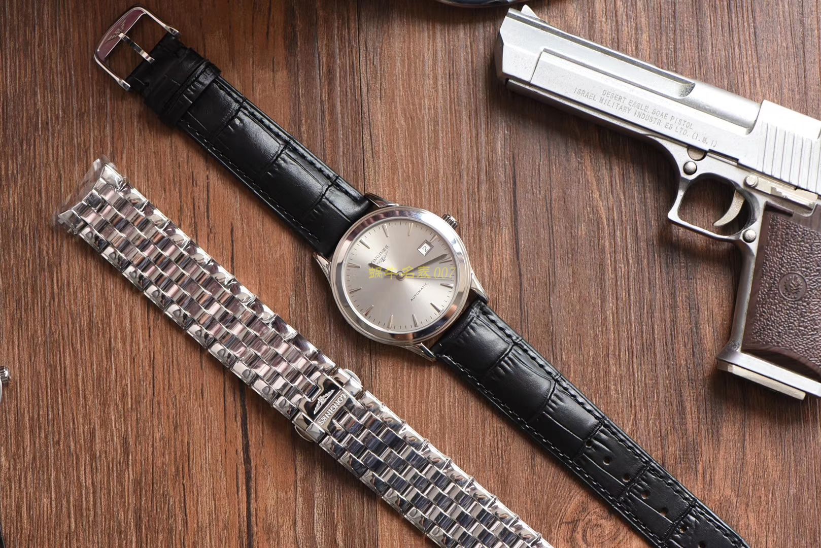  Longines 优雅军旗系列 L4.874.4.12.6，L4.874.4.96.6等男士机械 wrist watches 【 Longines 军旗系列精品❗ 超薄1：1 top  Replica 版本～】 / L109