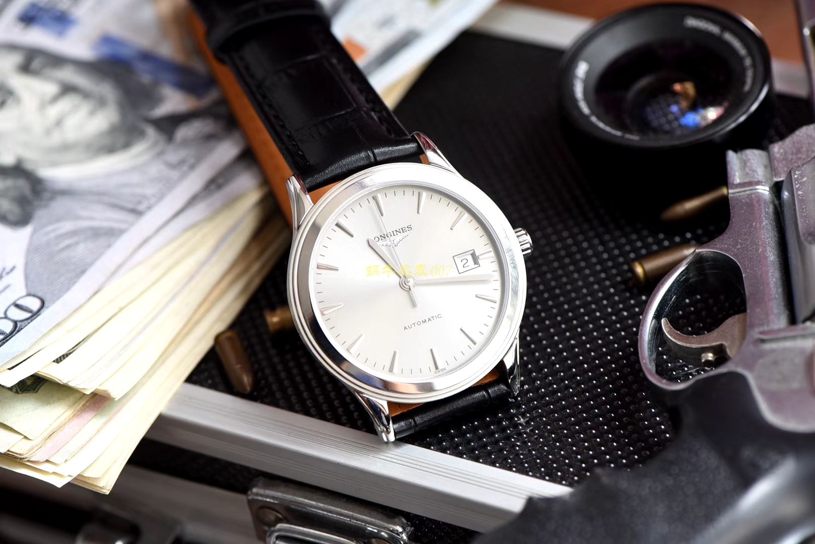  Longines 优雅军旗系列 L4.874.4.12.6，L4.874.4.96.6等男士机械 wrist watches 【 Longines 军旗系列精品❗ 超薄1：1 top  Replica 版本～】 / L109