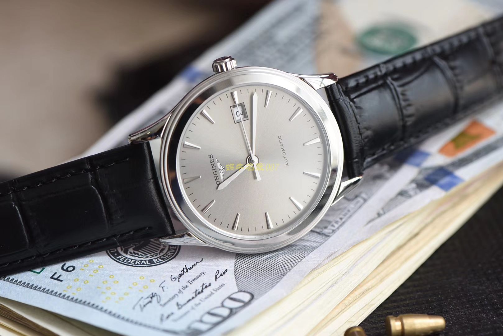  Longines 优雅军旗系列 L4.874.4.12.6，L4.874.4.96.6等男士机械 wrist watches 【 Longines 军旗系列精品❗ 超薄1：1 top  Replica 版本～】 / L109