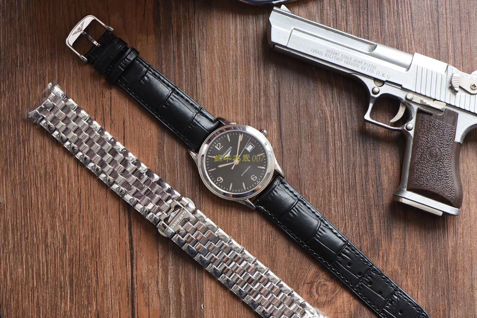 Longines 优雅军旗系列 L4.874.4.12.6，L4.874.4.96.6等男士机械 wrist watches 【 Longines 军旗系列精品❗ 超薄1：1 top  Replica 版本～】 / L109