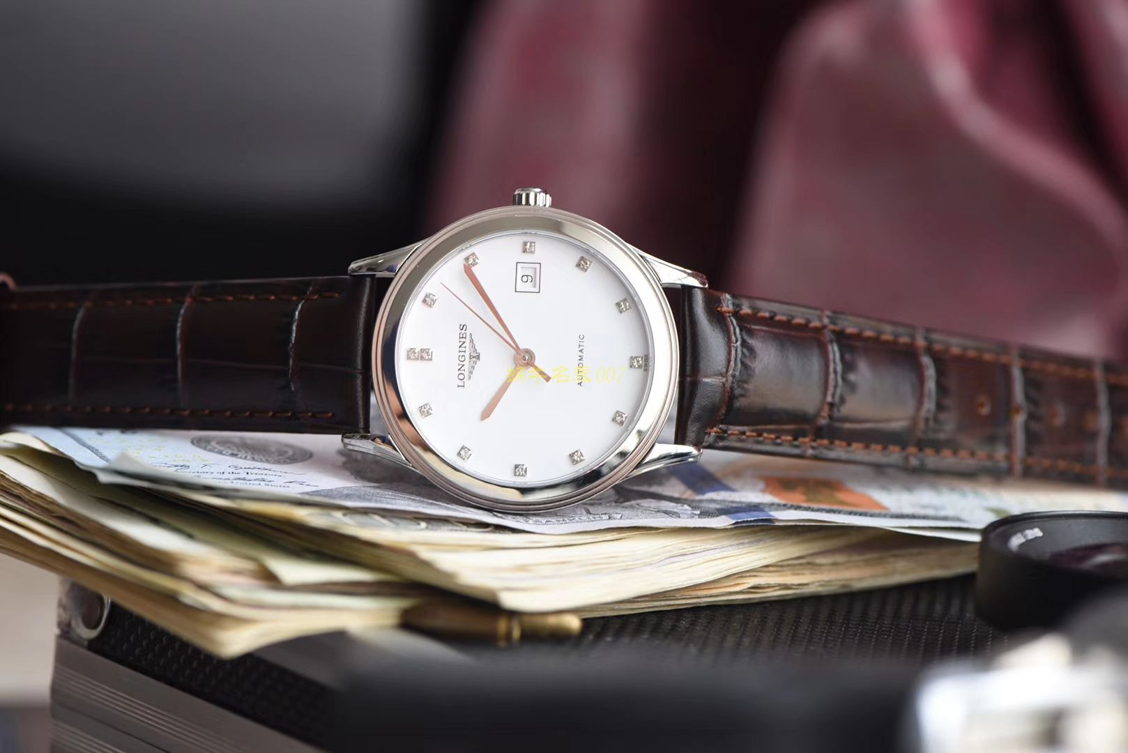  Longines 优雅军旗系列 L4.874.4.12.6，L4.874.4.96.6等男士机械 wrist watches 【 Longines 军旗系列精品❗ 超薄1：1 top  Replica 版本～】 / L109