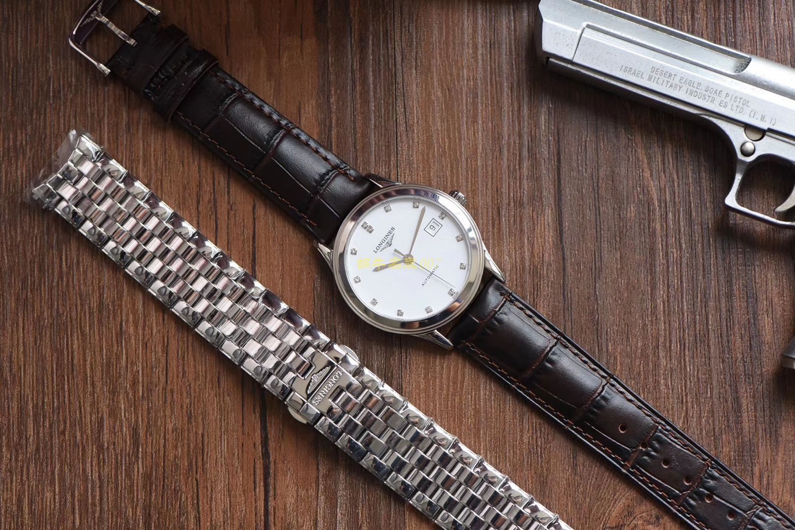  Longines 优雅军旗系列 L4.874.4.12.6，L4.874.4.96.6等男士机械 wrist watches 【 Longines 军旗系列精品❗ 超薄1：1 top  Replica 版本～】 / L109