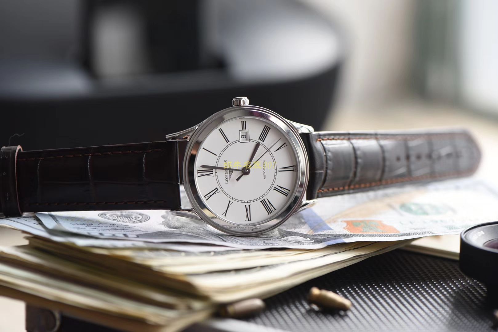  Longines 优雅军旗系列 L4.874.4.12.6，L4.874.4.96.6等男士机械 wrist watches 【 Longines 军旗系列精品❗ 超薄1：1 top  Replica 版本～】 / L109