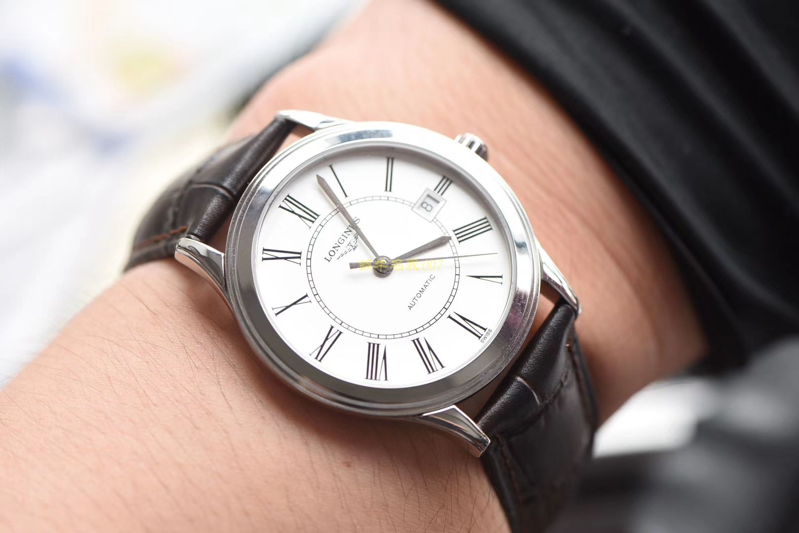  Longines 优雅军旗系列 L4.874.4.12.6，L4.874.4.96.6等男士机械 wrist watches 【 Longines 军旗系列精品❗ 超薄1：1 top  Replica 版本～】 / L109