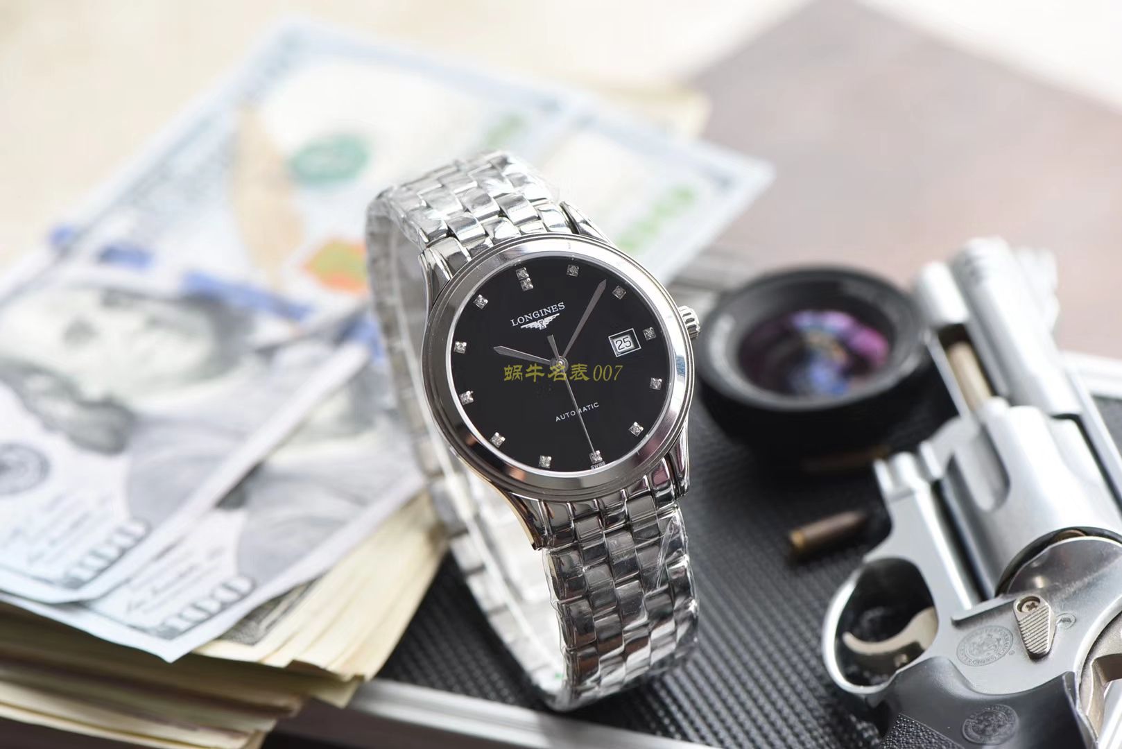  Longines 优雅军旗系列 L4.874.4.12.6，L4.874.4.96.6等男士机械 wrist watches 【 Longines 军旗系列精品❗ 超薄1：1 top  Replica 版本～】 / L109