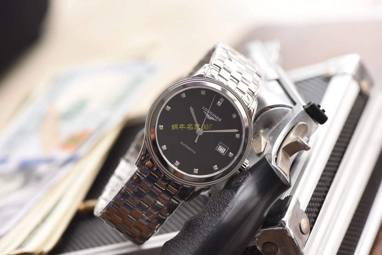  Longines 优雅军旗系列 L4.874.4.12.6，L4.874.4.96.6等男士机械 wrist watches 【 Longines 军旗系列精品❗ 超薄1：1 top  Replica 版本～】 / L109