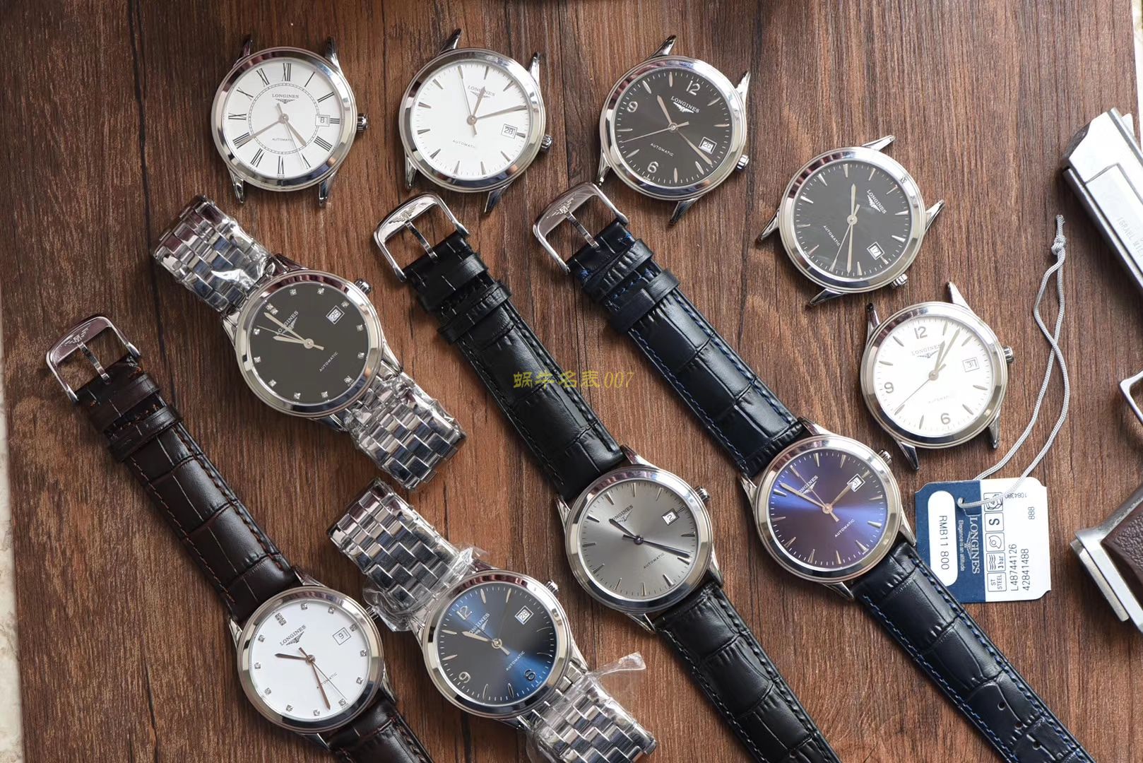  Longines 优雅军旗系列 L4.874.4.12.6，L4.874.4.96.6等男士机械 wrist watches 【 Longines 军旗系列精品❗ 超薄1：1 top  Replica 版本～】 / L109
