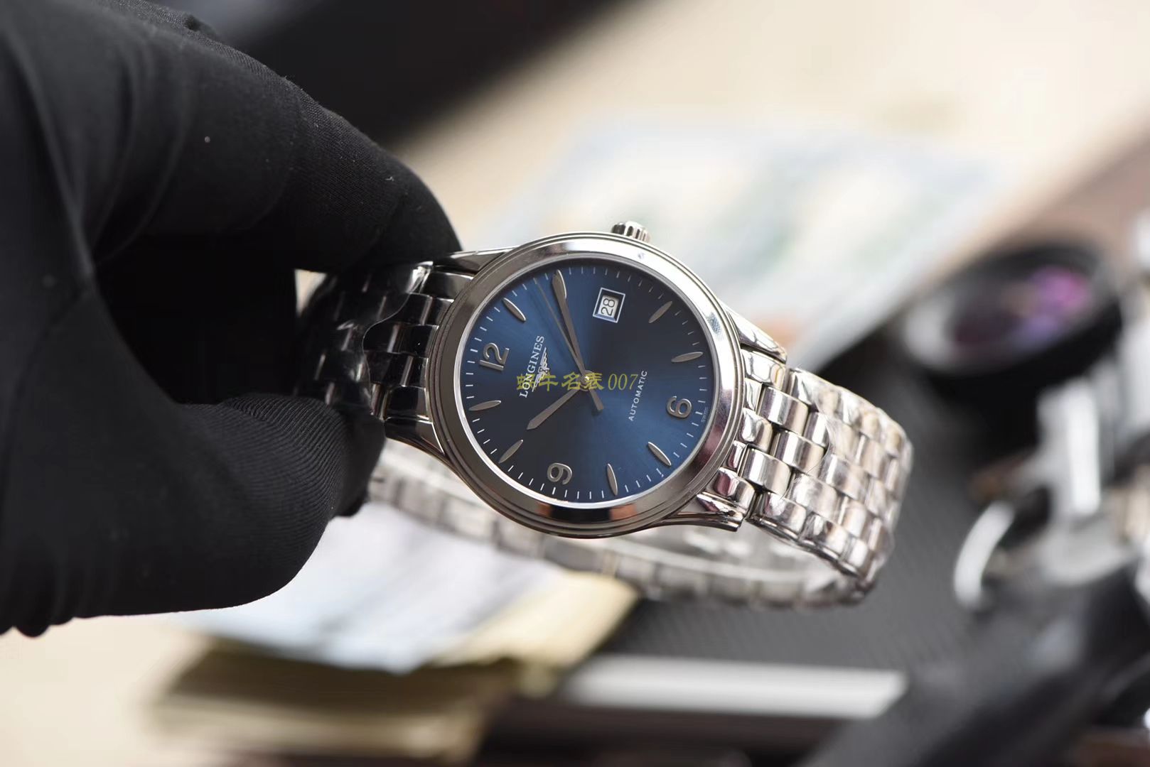  Longines 优雅军旗系列 L4.874.4.12.6，L4.874.4.96.6等男士机械 wrist watches 【 Longines 军旗系列精品❗ 超薄1：1 top  Replica 版本～】 / L109