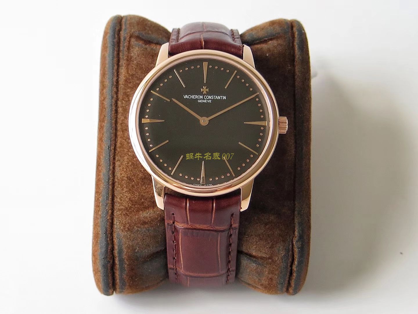 【KZ Perfect  High quality  Replica Watches 】Vacheron Constantin  传承系列81180/000G-9117（白色）,81180/000P-9539（深灰） wrist watches  / JS199