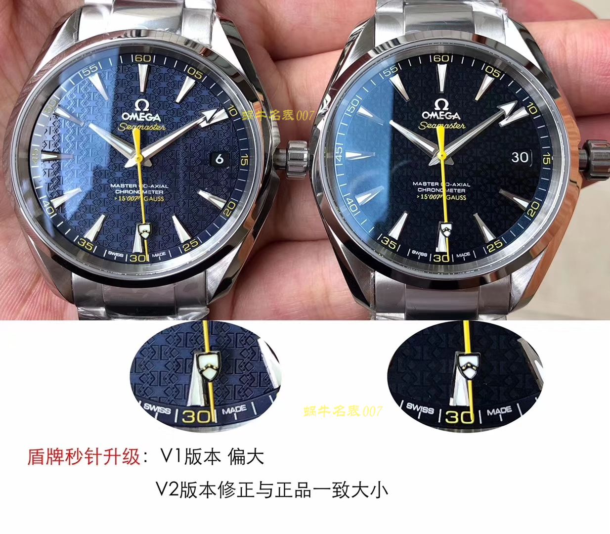 【 Video analysis VS 詹姆斯邦德007工艺新突破！升级V2 版本！ top  Replica Copy 】OMEGA Seamaster 系列231.10.42.21.03.004 wrist watches  / M368