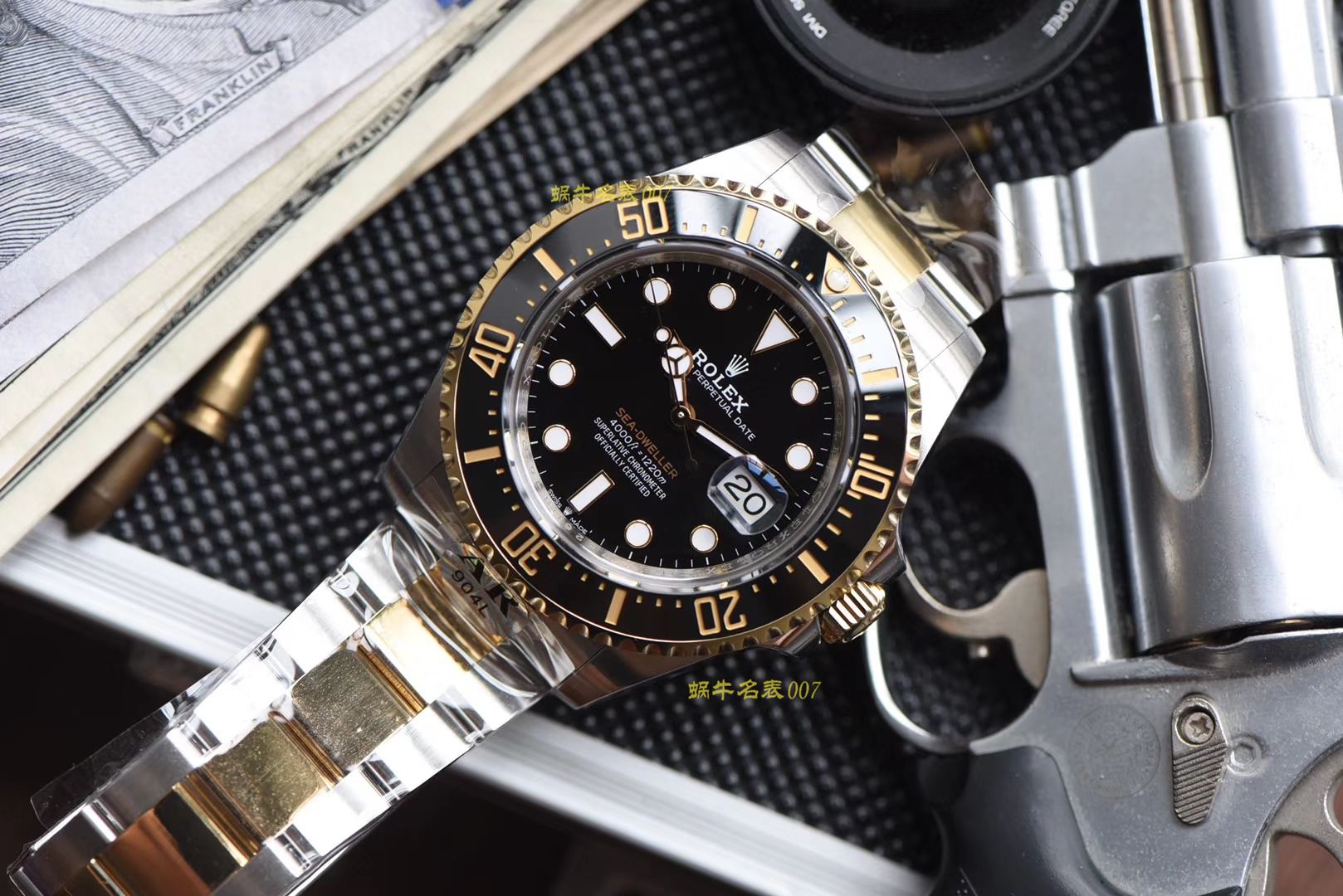 【AR Factory  Perfect  High quality  Replica Copy  Rolex 单黄间金鬼王最强副本】 Rolex SEA-DEWLLER 126603海使型系列m126603-0001 wrist watches  / R313