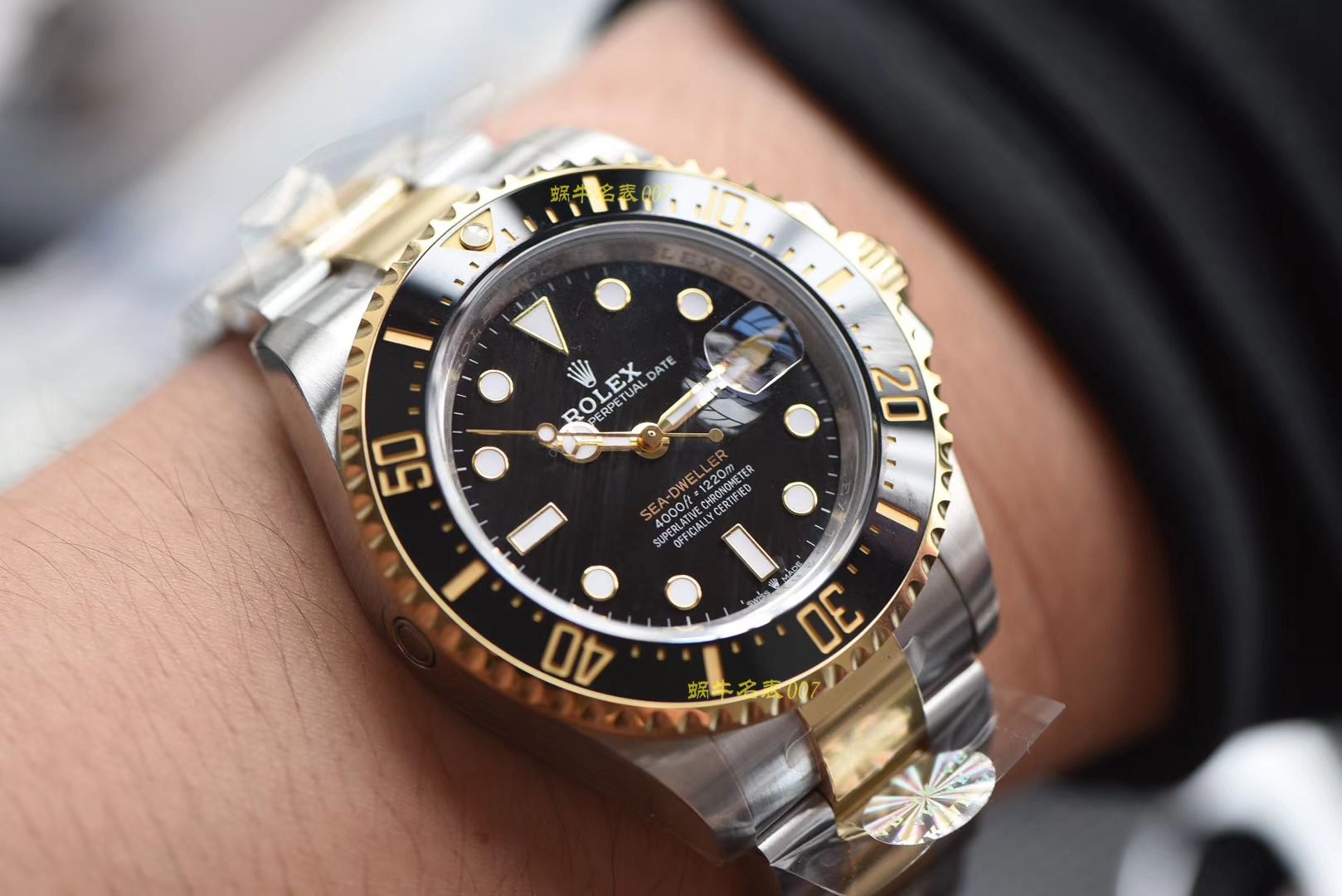 【AR Factory  Perfect  High quality  Replica Copy  Rolex 单黄间金鬼王最强副本】 Rolex SEA-DEWLLER 126603海使型系列m126603-0001 wrist watches  / R313