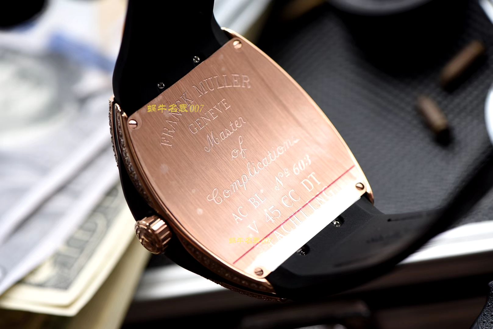 【ABS Perfect  High quality  Knockoff Franck Muller】法穆兰MEN'S COLLECTION系列V 45满钻 wrist watches  / FL033