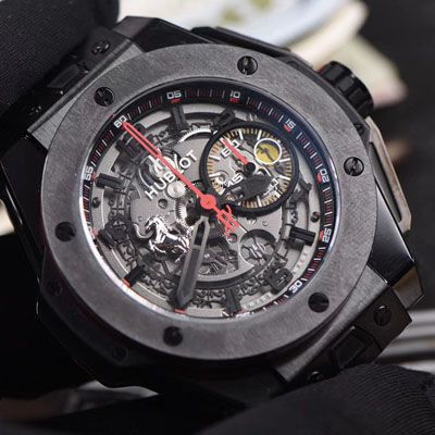  Video analysis  hublot 法拉利BIG BANG系列401.CX.0123.VR wrist watches  Perfect  Replica 【HBBV6最新力作‼️ Hublot Big Bang Ferrari Ceramic F11系列】